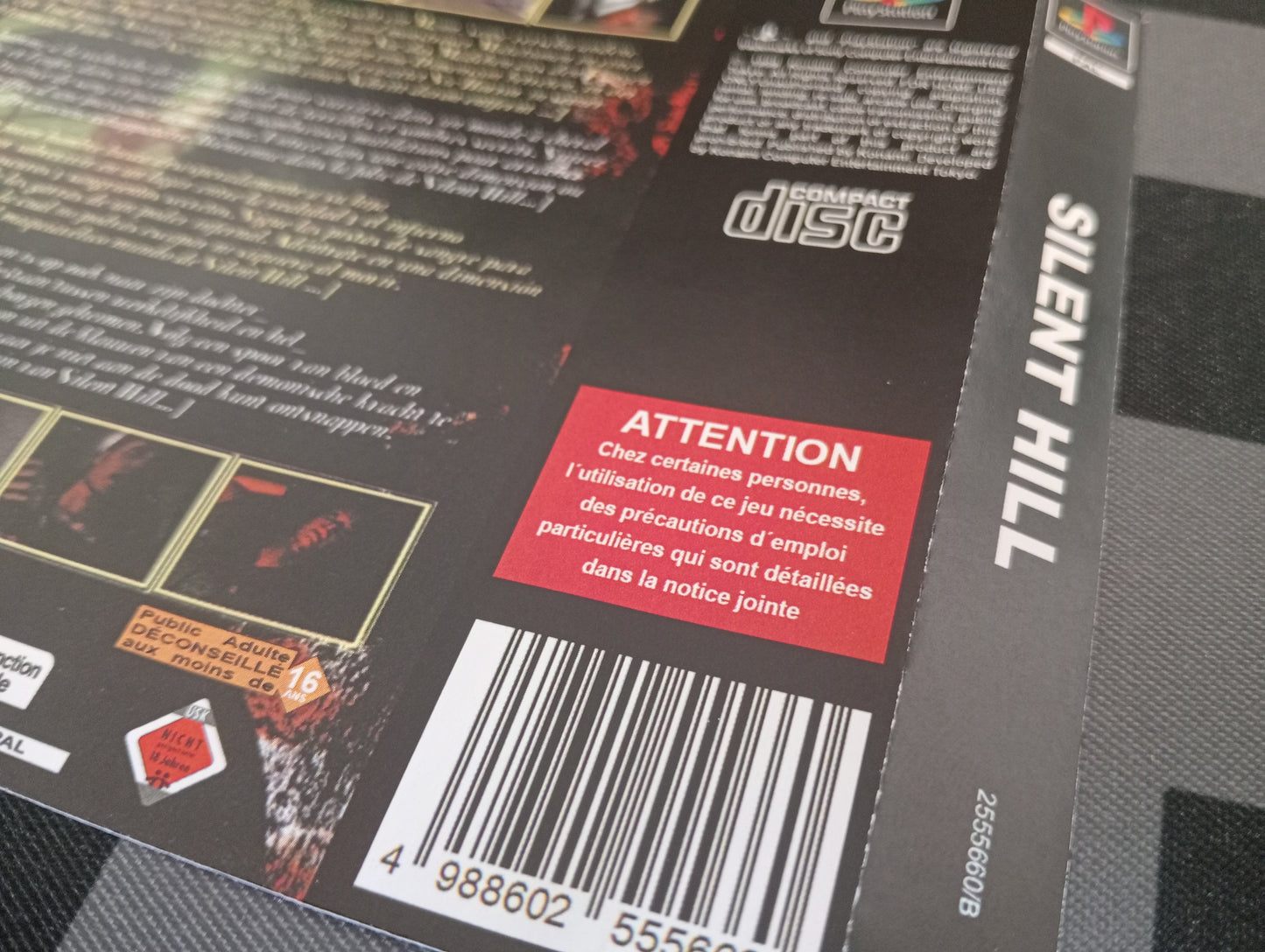 Portada y contraportada de reemplazo Silent Hill