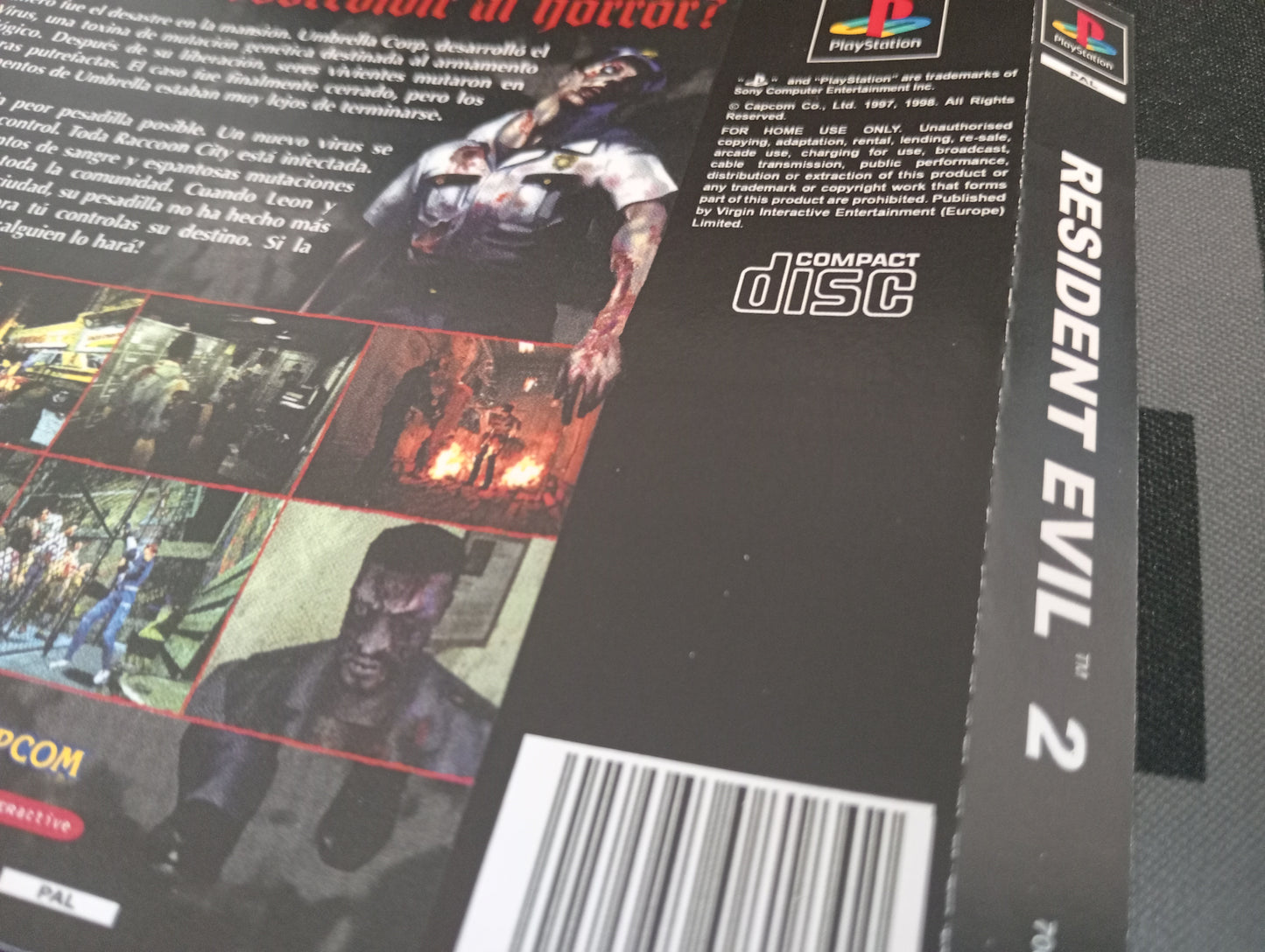 Caja de reemplazo Resident Evil 2