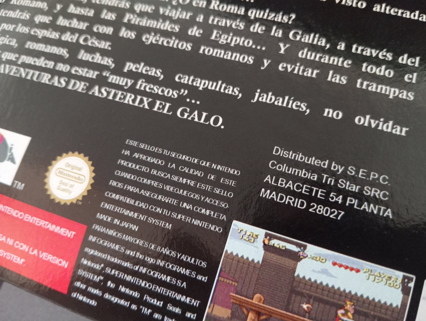 Caja de reemplazo Asterix