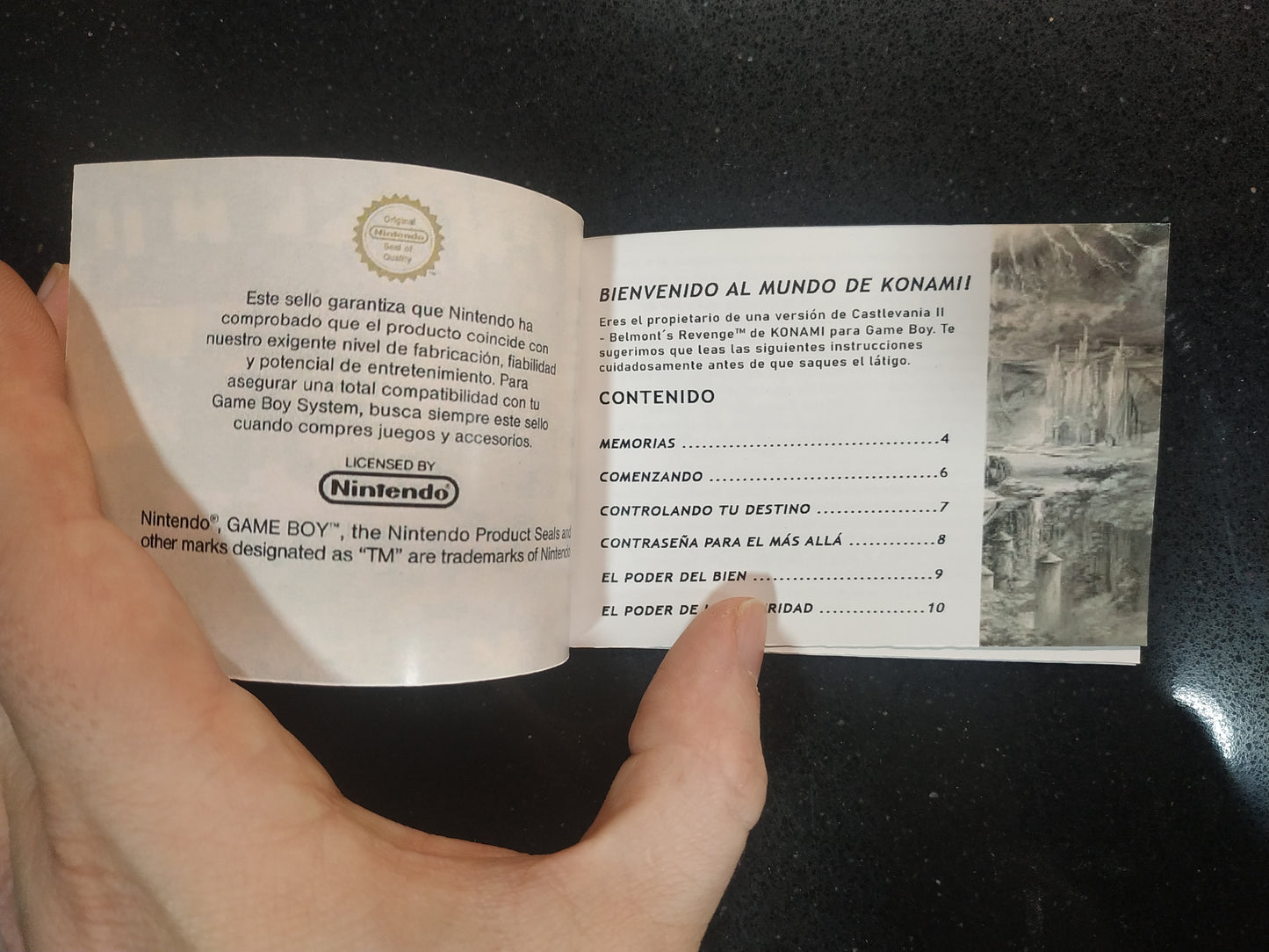 Caja de reemplazo Castlevania II Belmont´s Revenge