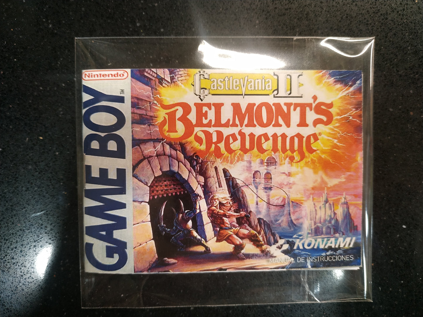 Caja de reemplazo Castlevania II Belmont´s Revenge