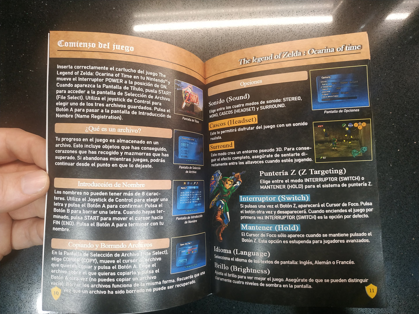 Manual de reemplazo Zelda - Ocarina of Time