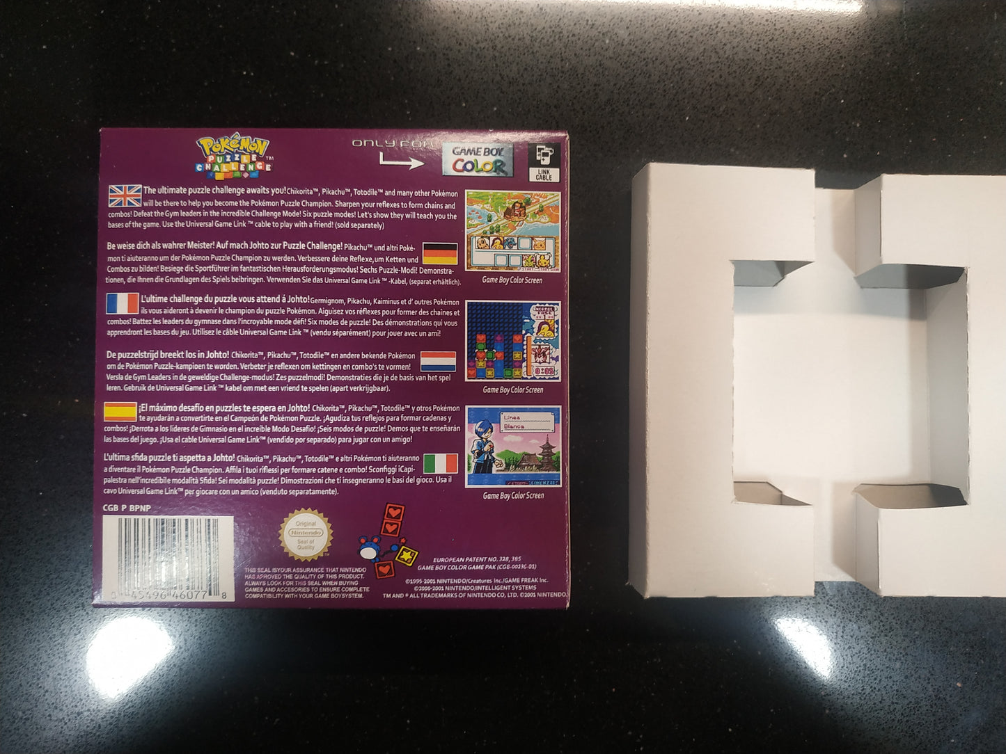 Caja de reemplazo Pokémon Puzzle Challenge