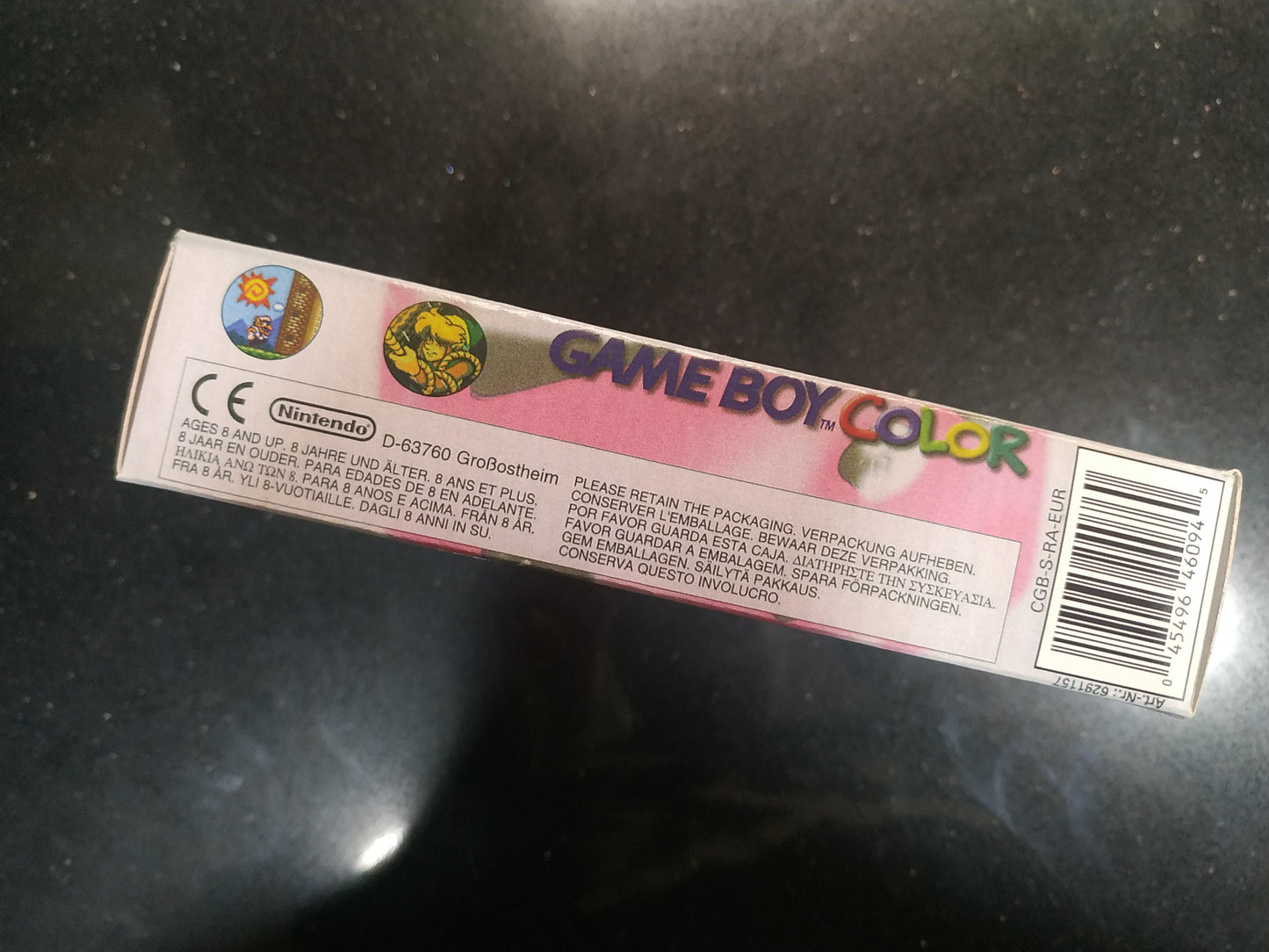 Caja Game Boy Color Rosa