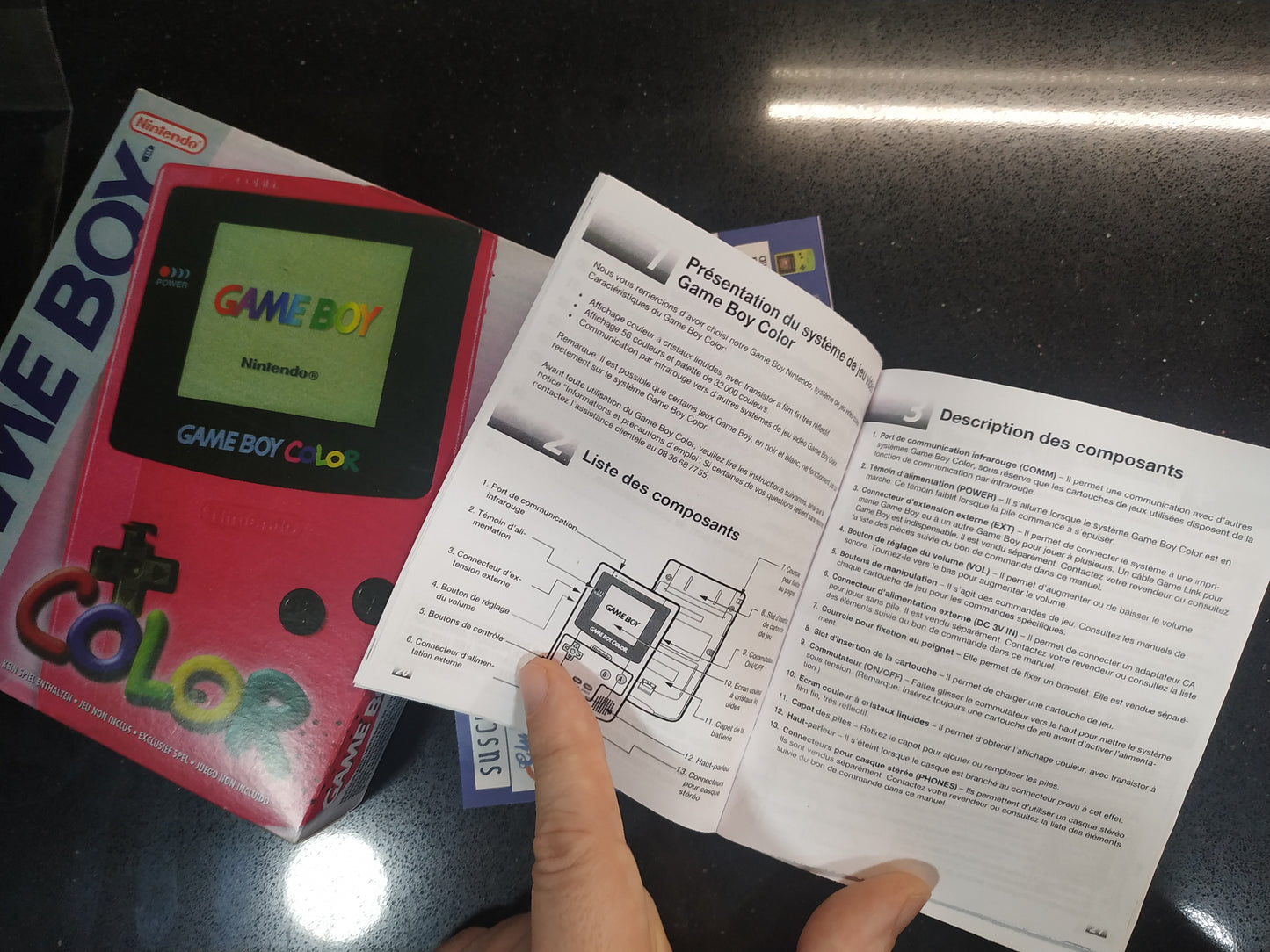 Caja Game Boy Color Rosa
