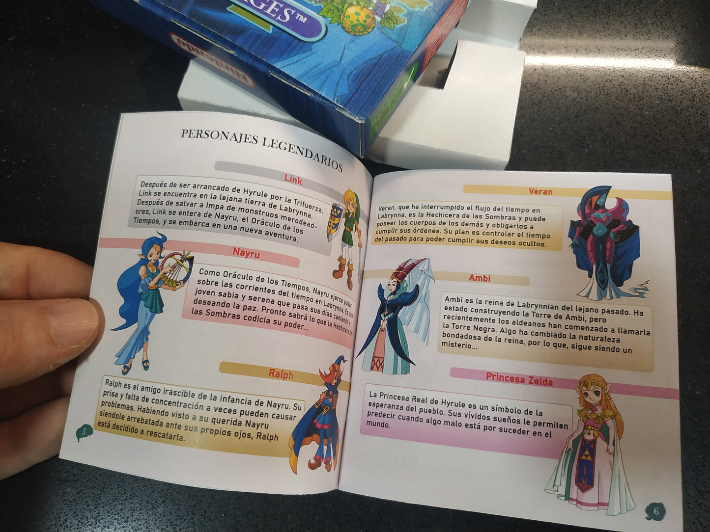 Manual de reemplazo Zelda - Oracle of Ages