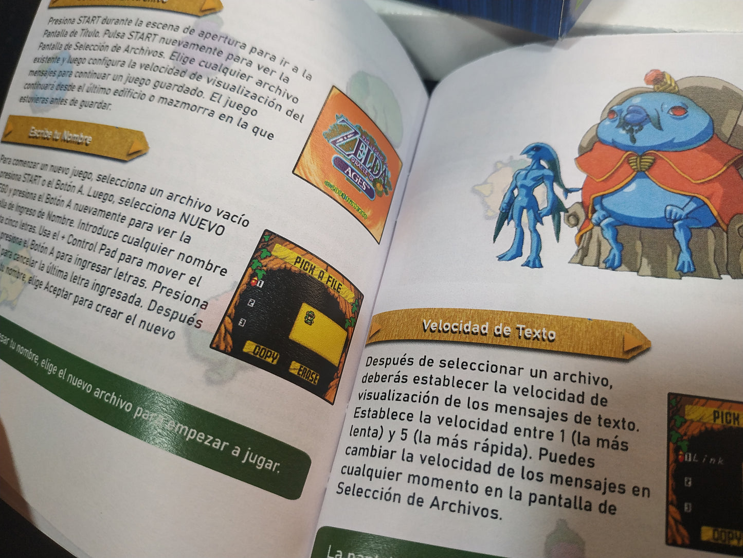 Manual de reemplazo Zelda - Oracle of Ages