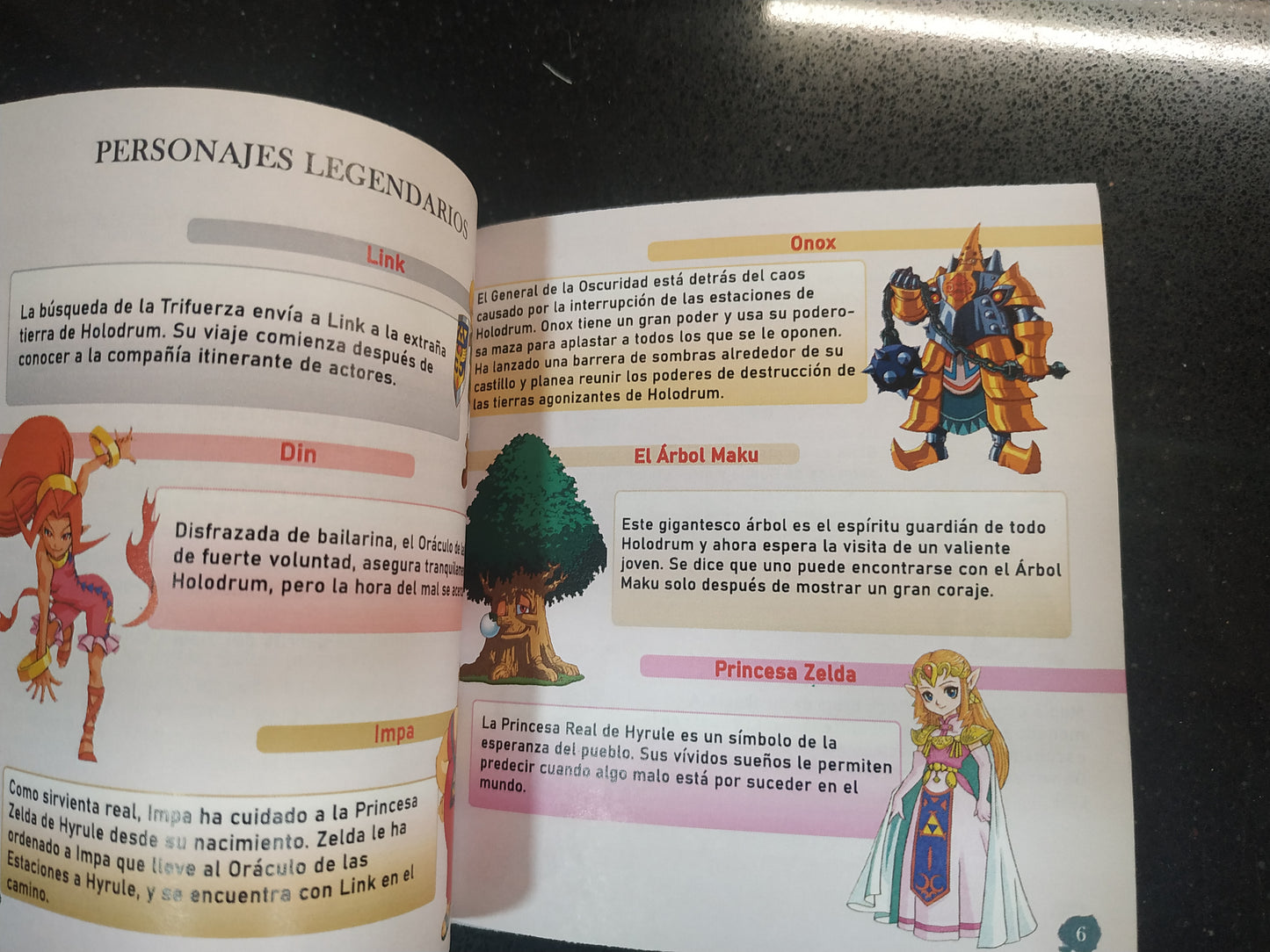 Manual de reemplazo Zelda - Oracle of Seasons