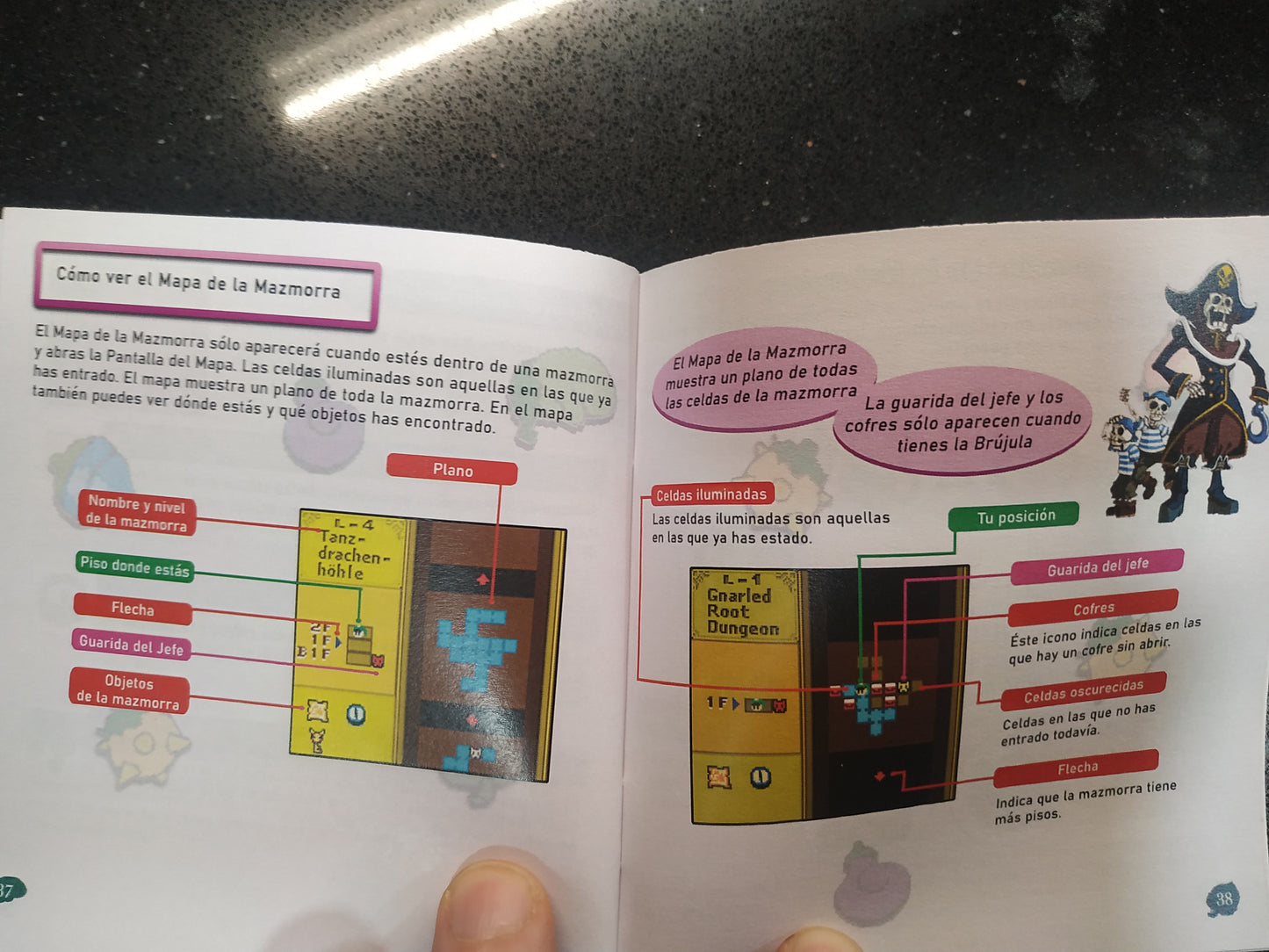 Manual de reemplazo Zelda - Oracle of Seasons