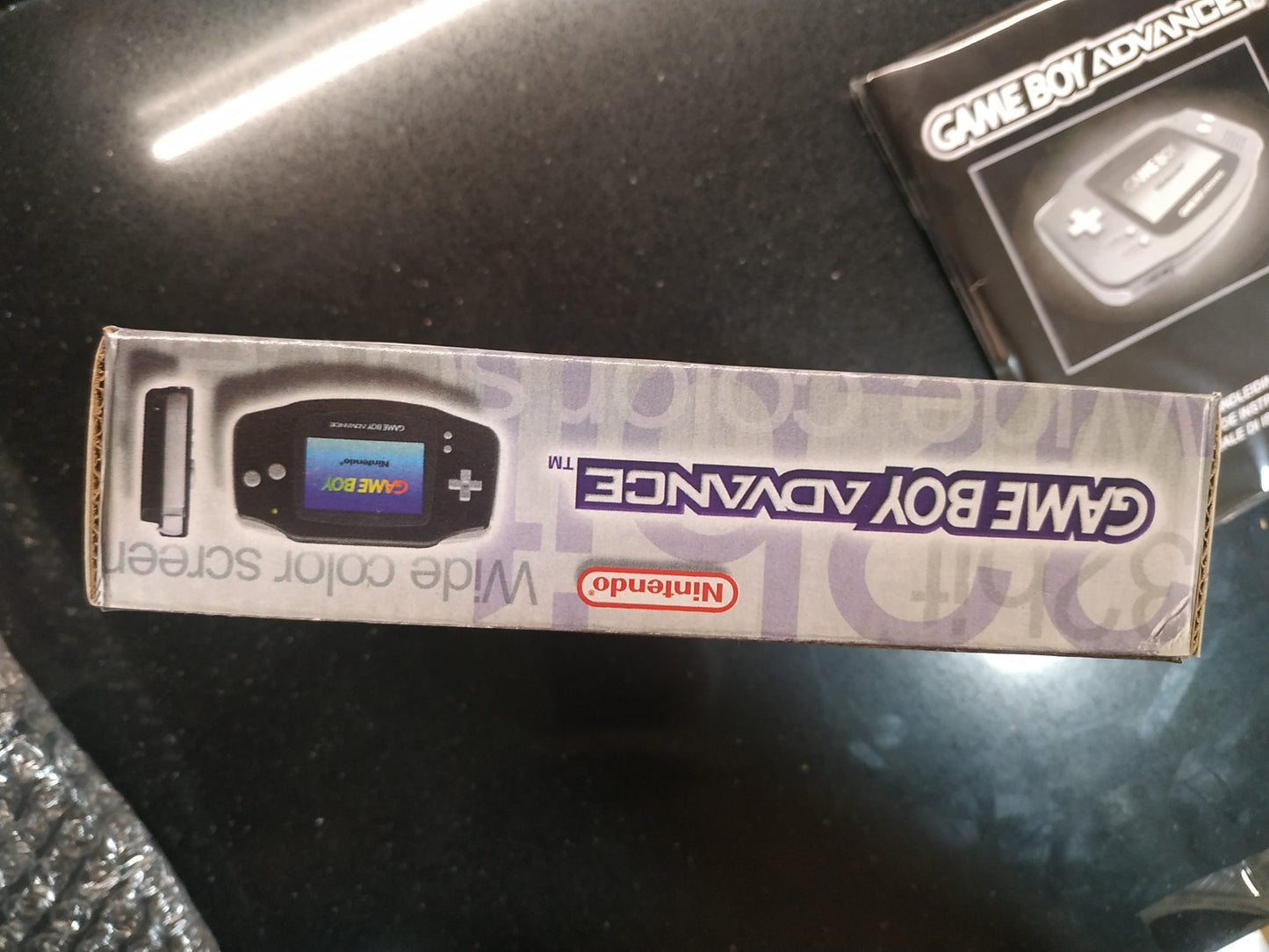 Caja consola GBA Negro Mate