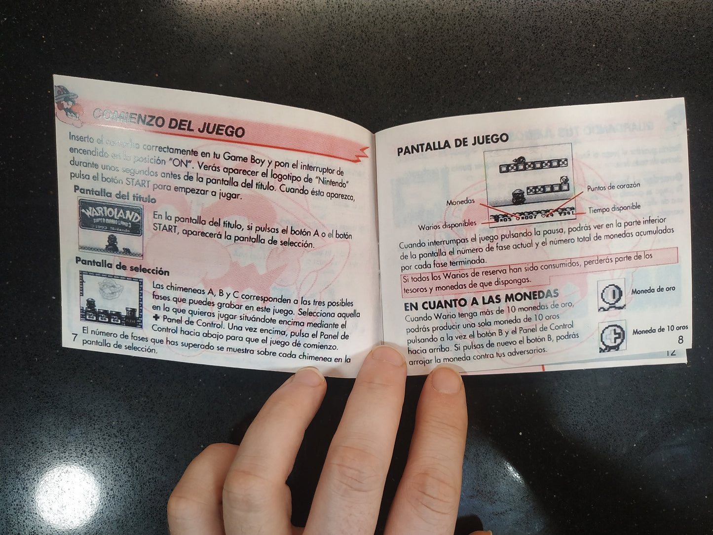 Manual de reemplazo Warioland - Super Mario Land 3