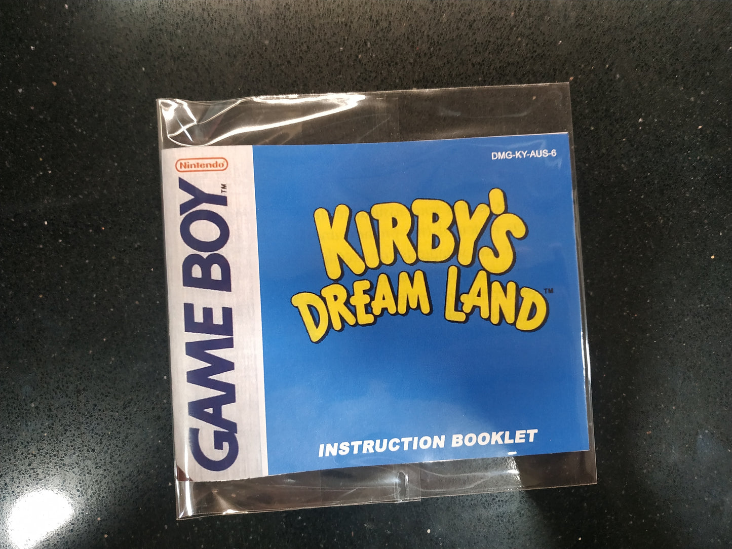 Manual de reemplazo Kirby´s Dream Land