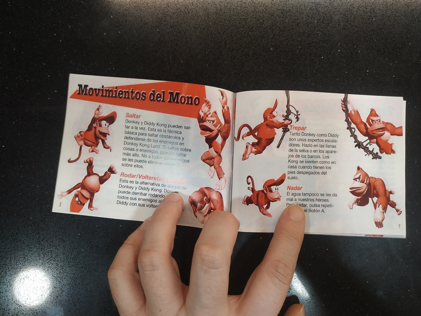 Manual de reemplazo Donkey Kong Land