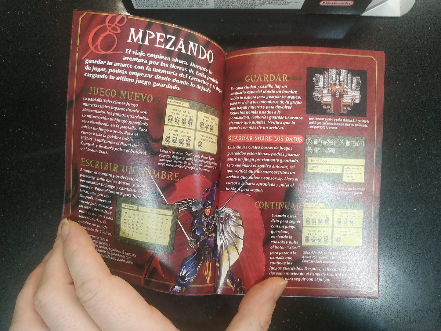 Manual de reemplazo Lufia