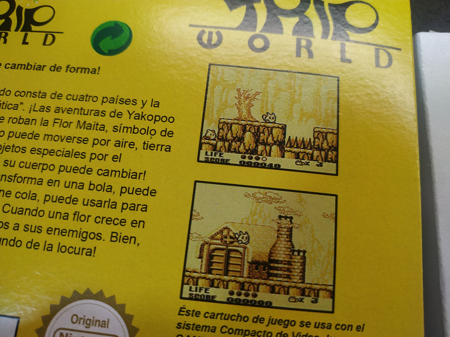 Caja de reemplazo Trip World