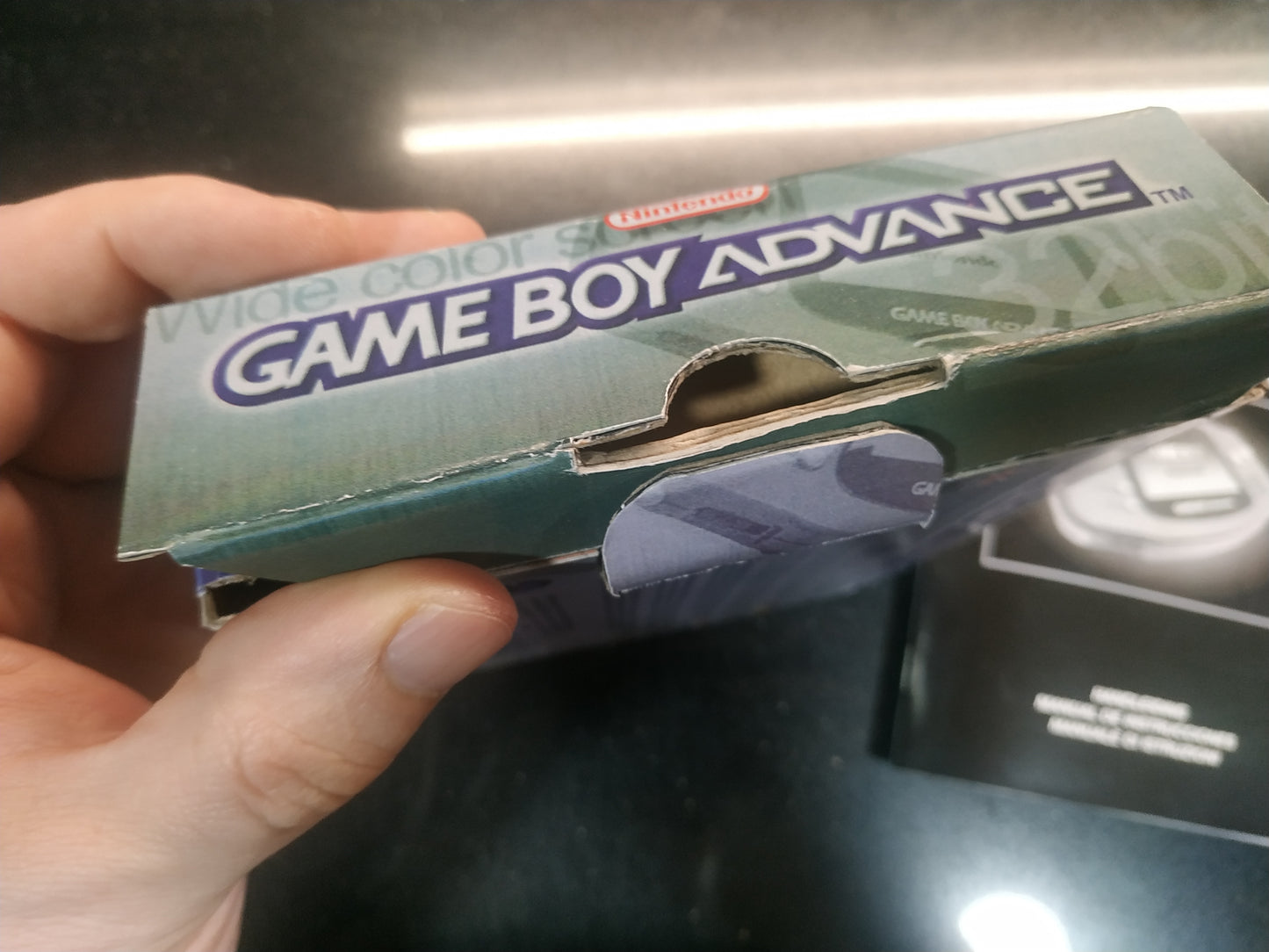 Caja consola GBA Morada Mate