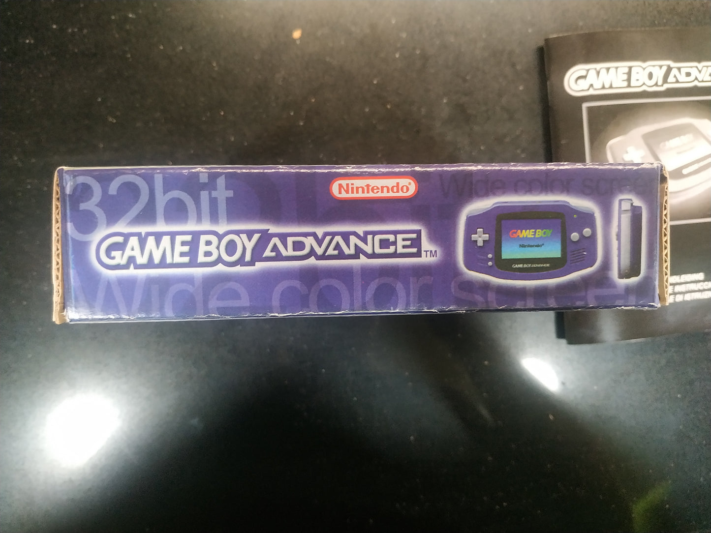 Caja consola GBA Morada Mate