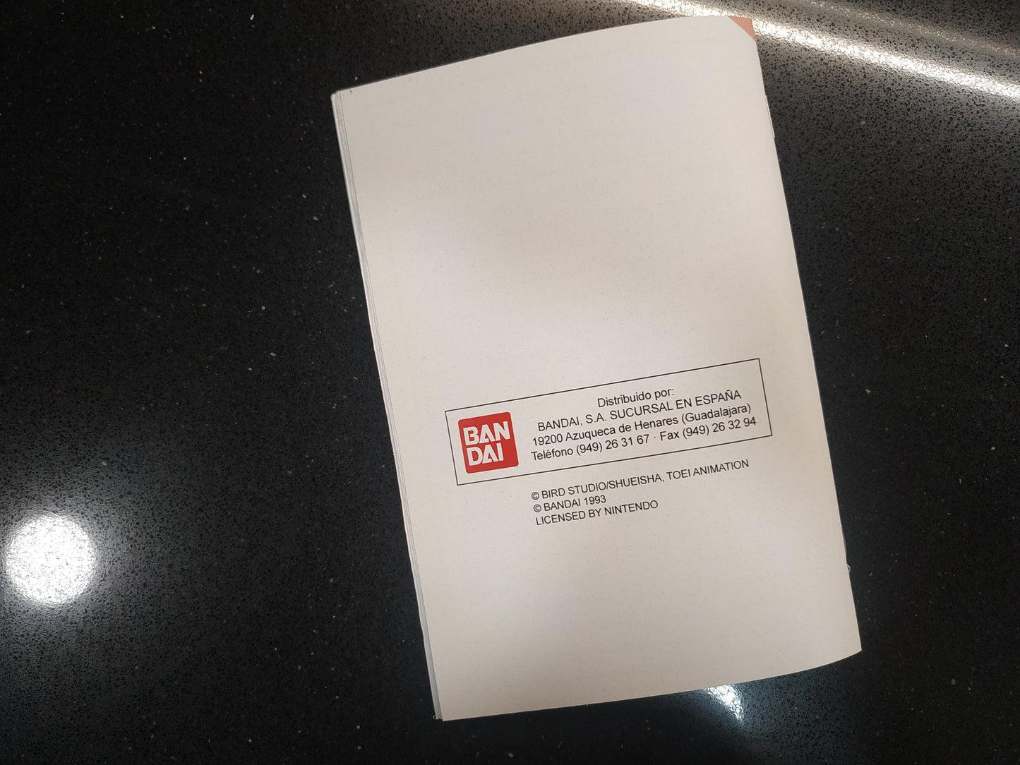 Manual de reemplazo Dragon Ball Z Butoden 2