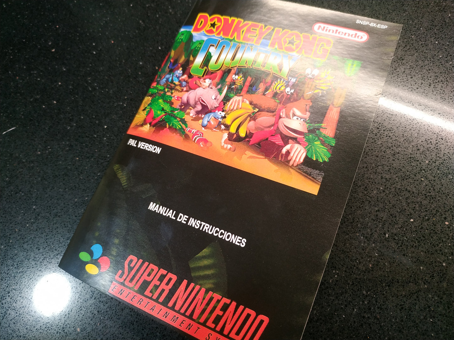 Manual de reemplazo Donkey Kong Country
