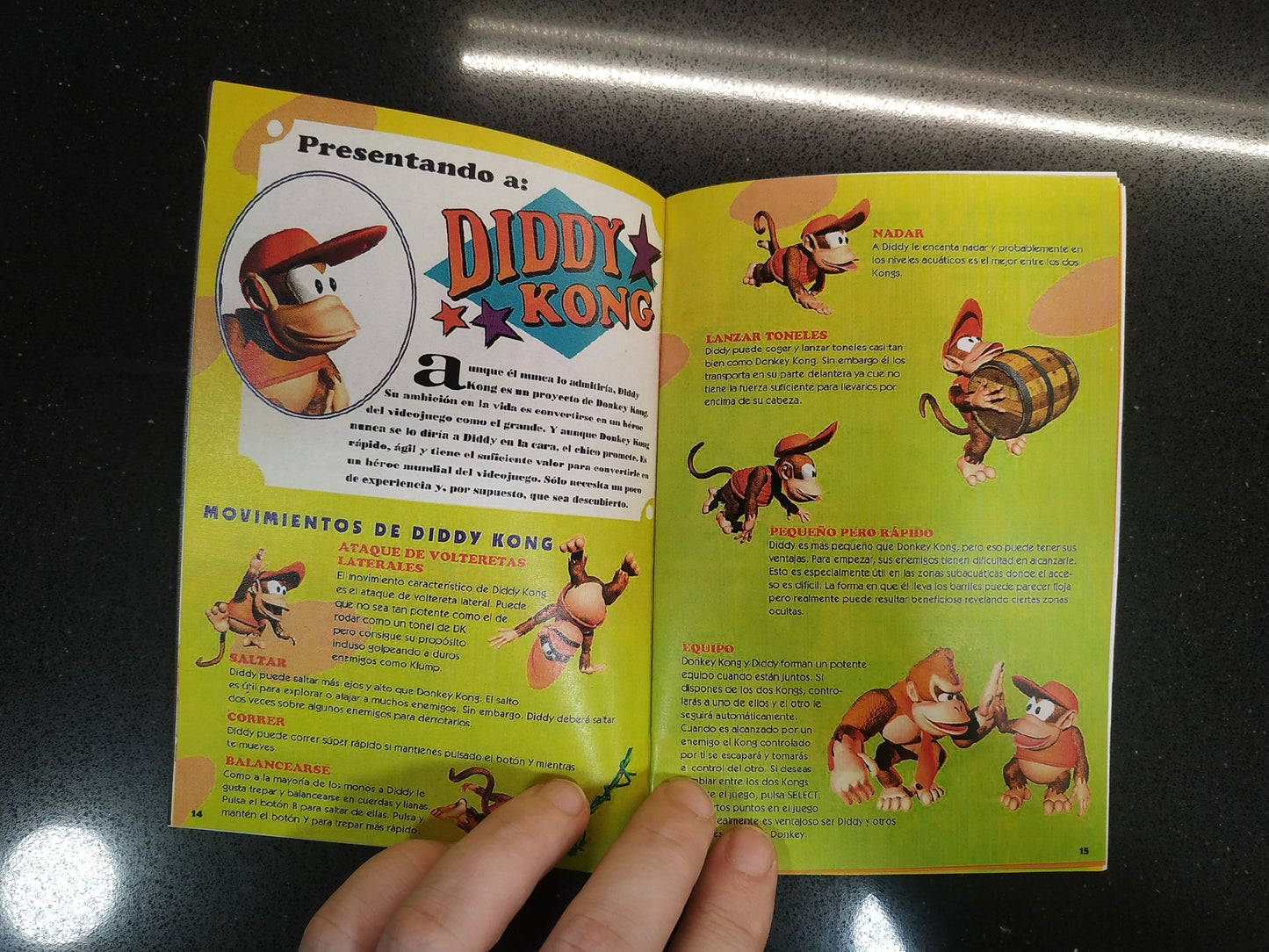 Manual de reemplazo Donkey Kong Country