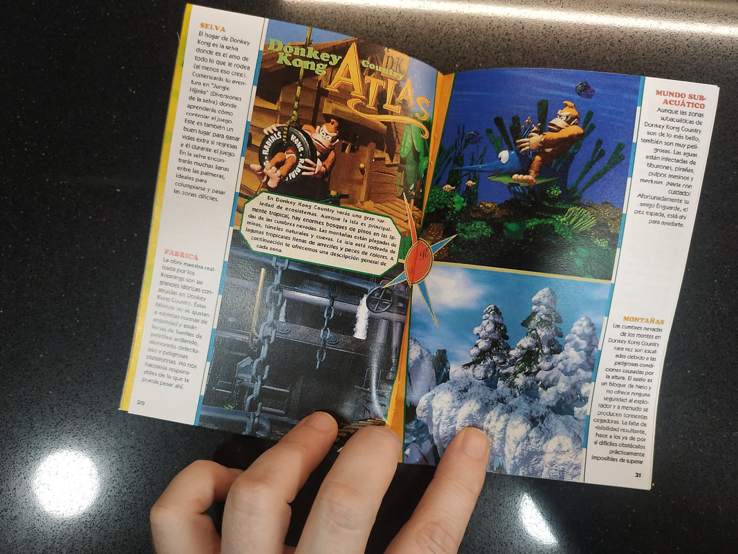 Manual de reemplazo Donkey Kong Country