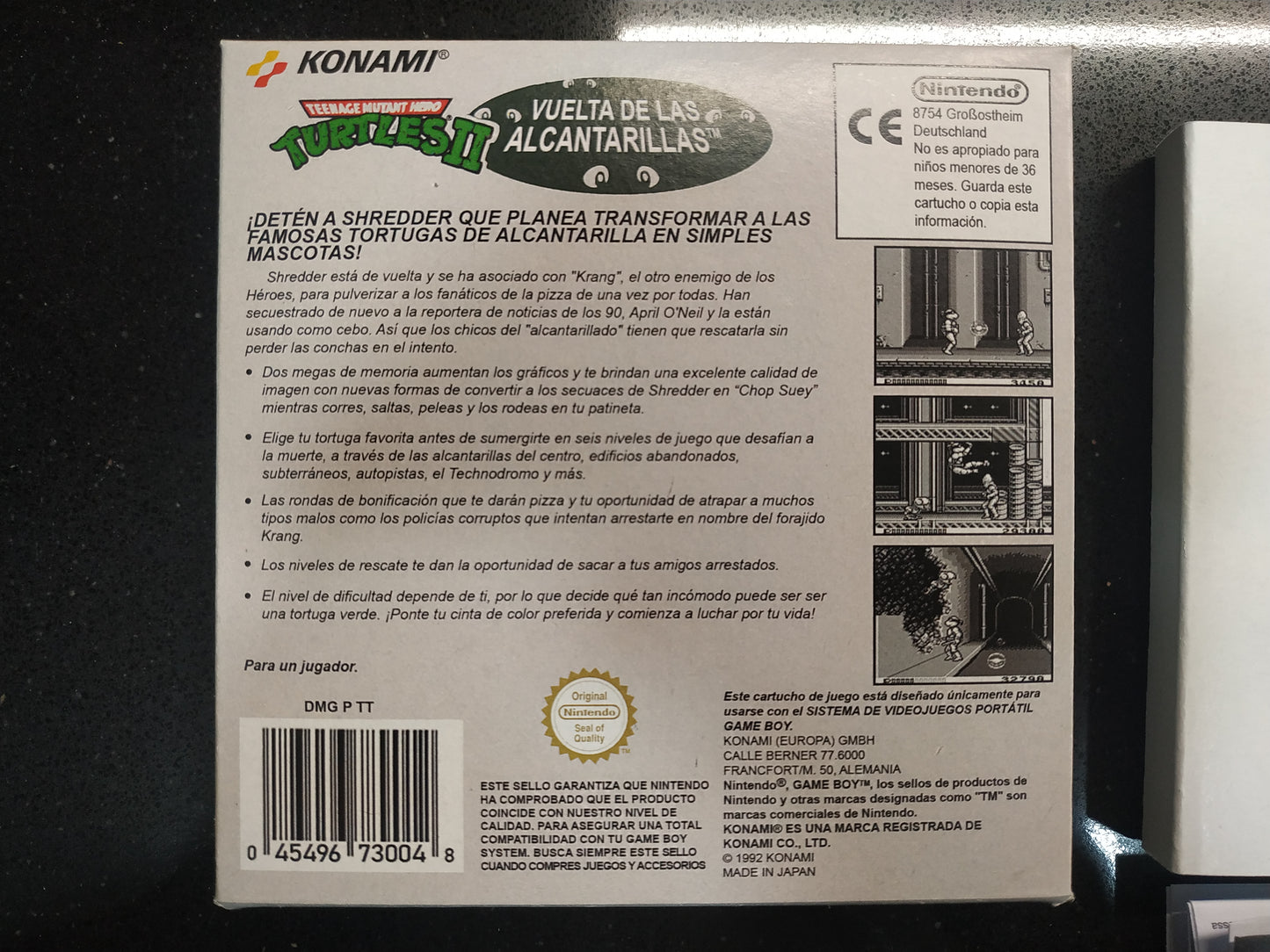 Caja de reemplazo Turtles 2 - Back from the sewers