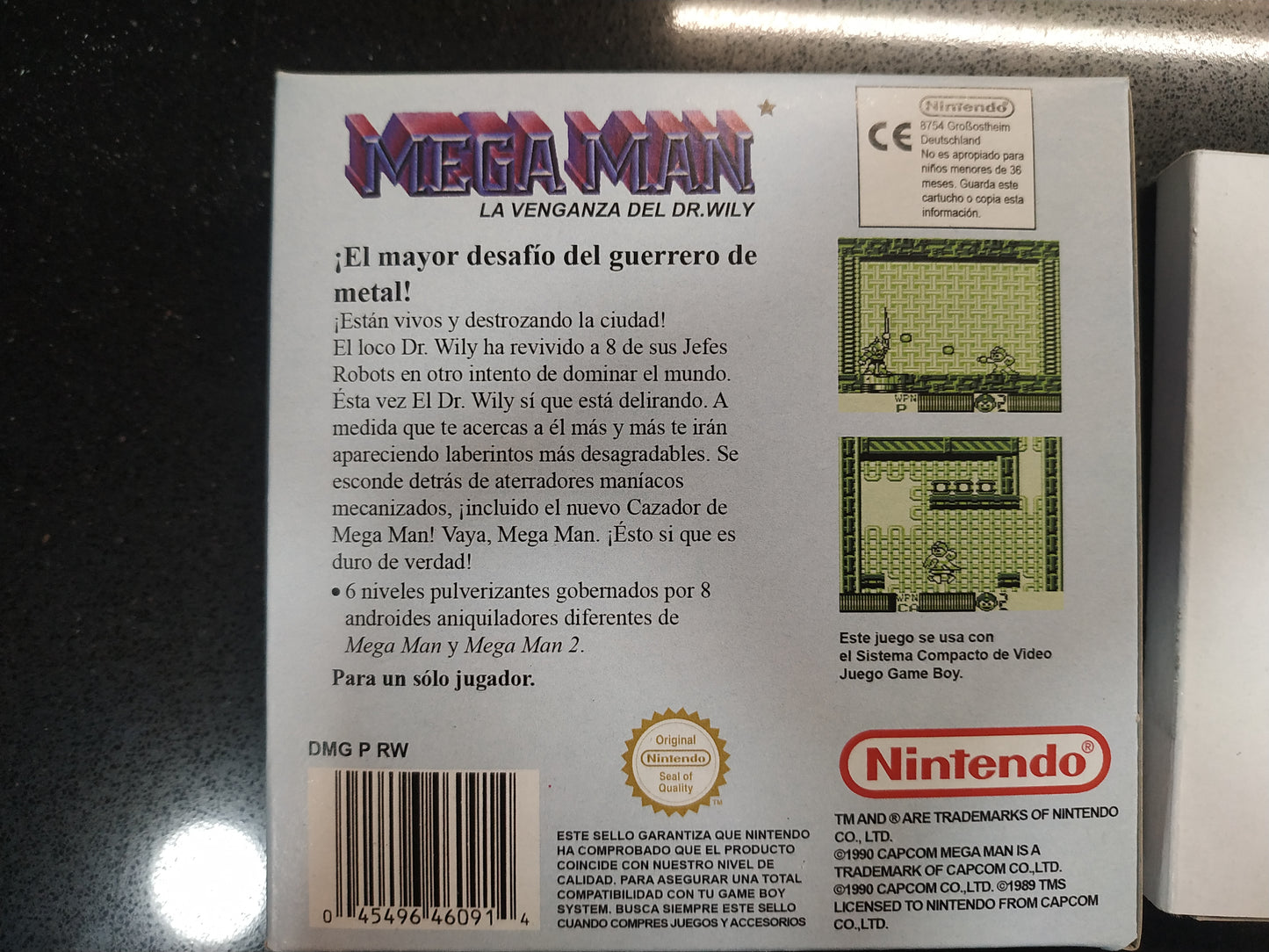 Caja de reemplazo Mega Man - La venganza del Dr. Wily