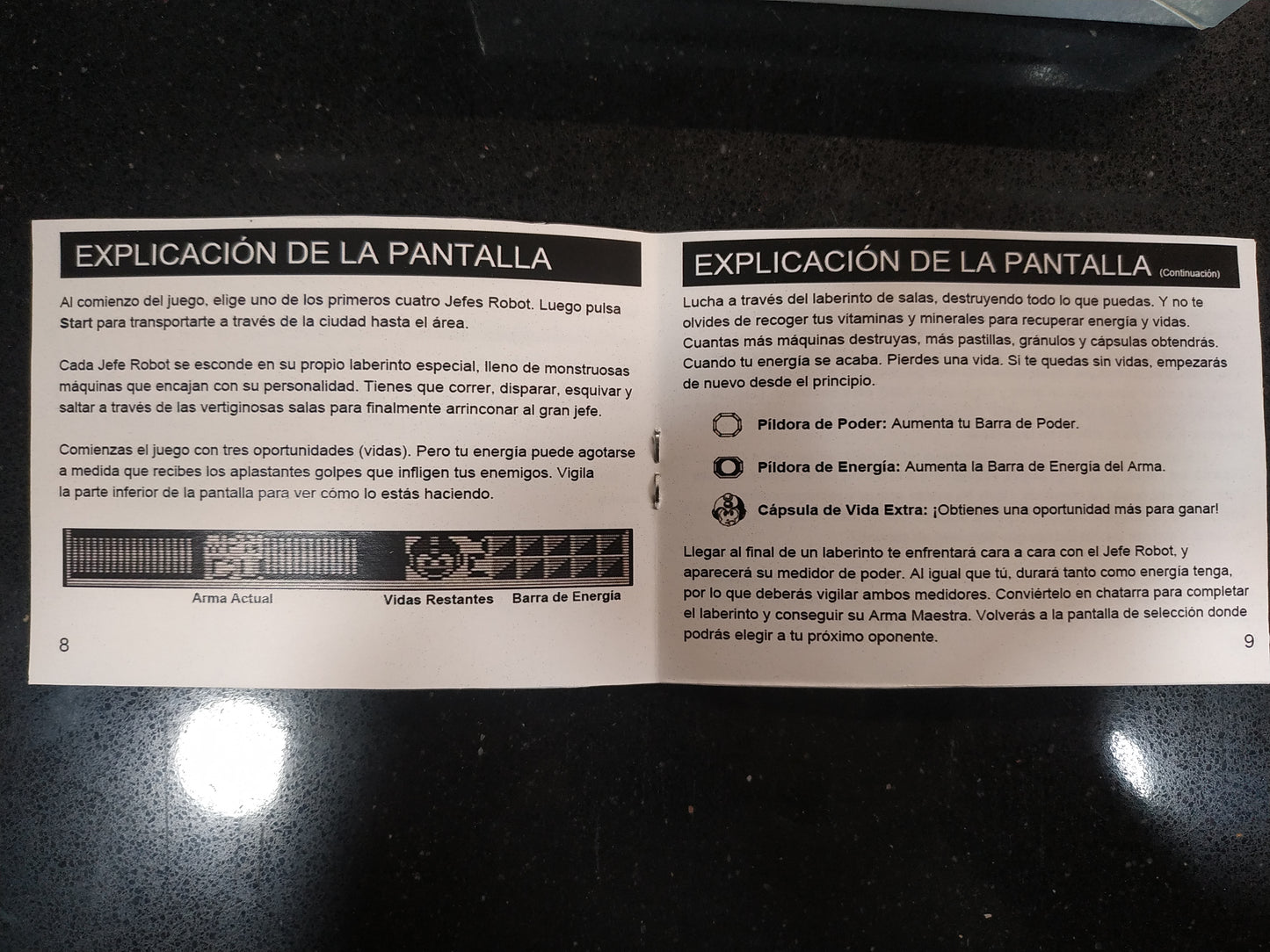 Caja de reemplazo Mega Man - La venganza del Dr. Wily
