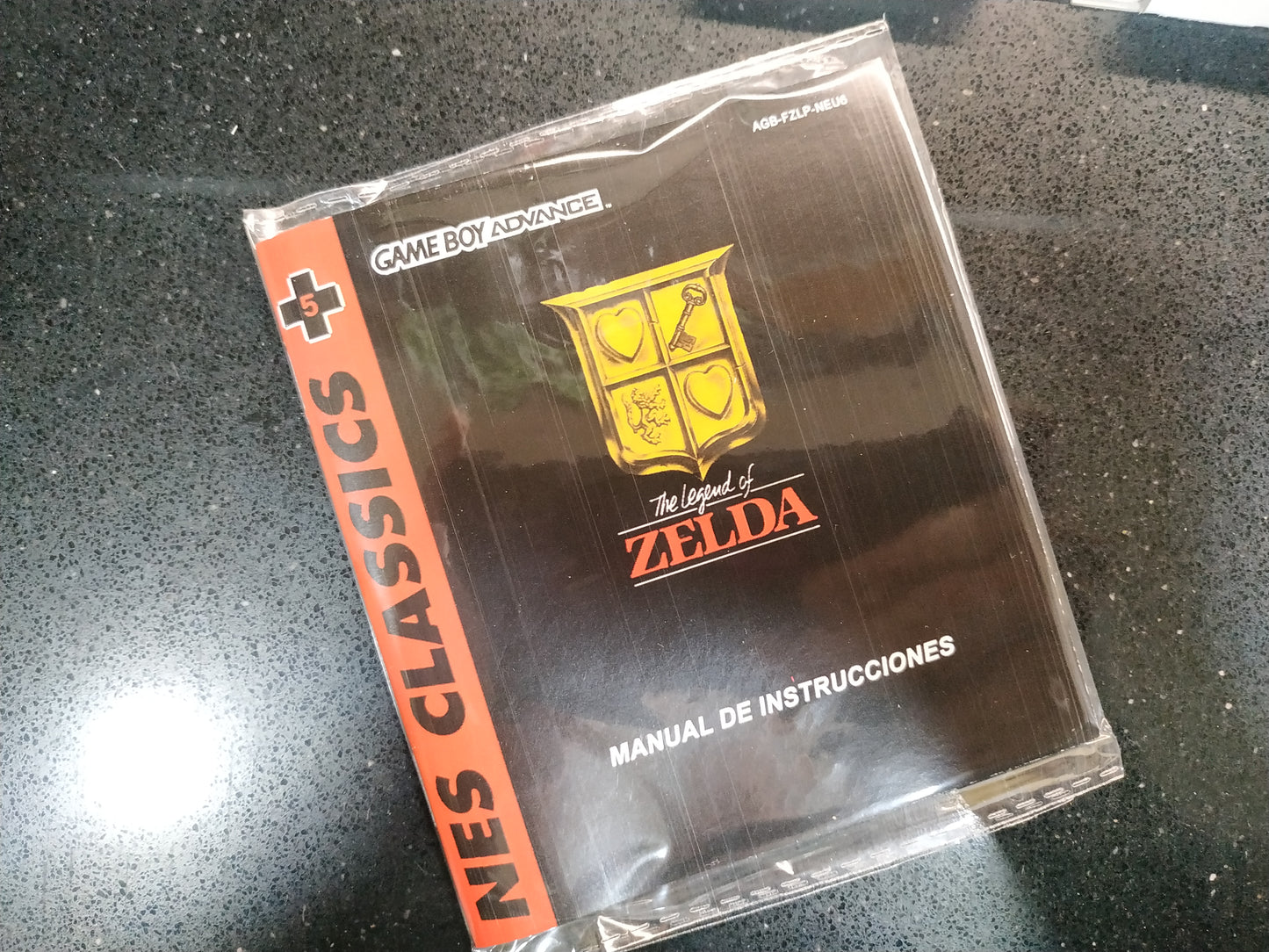 Manual de reemplazo Zelda NES Classic
