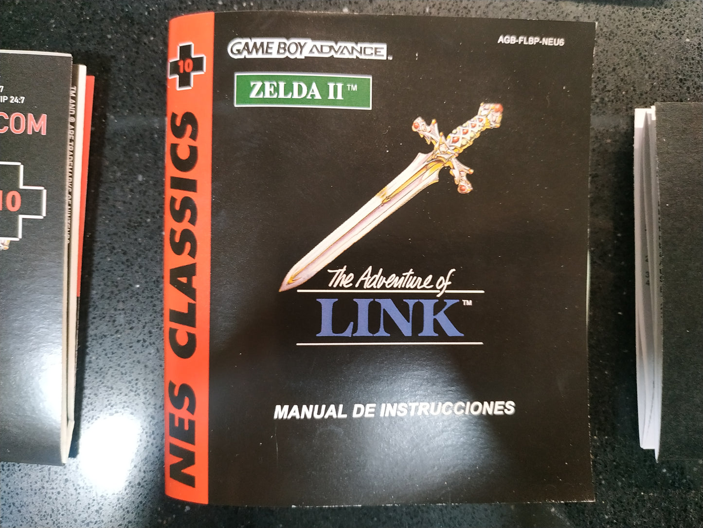 Manual de reemplazo Zelda II NES Classic