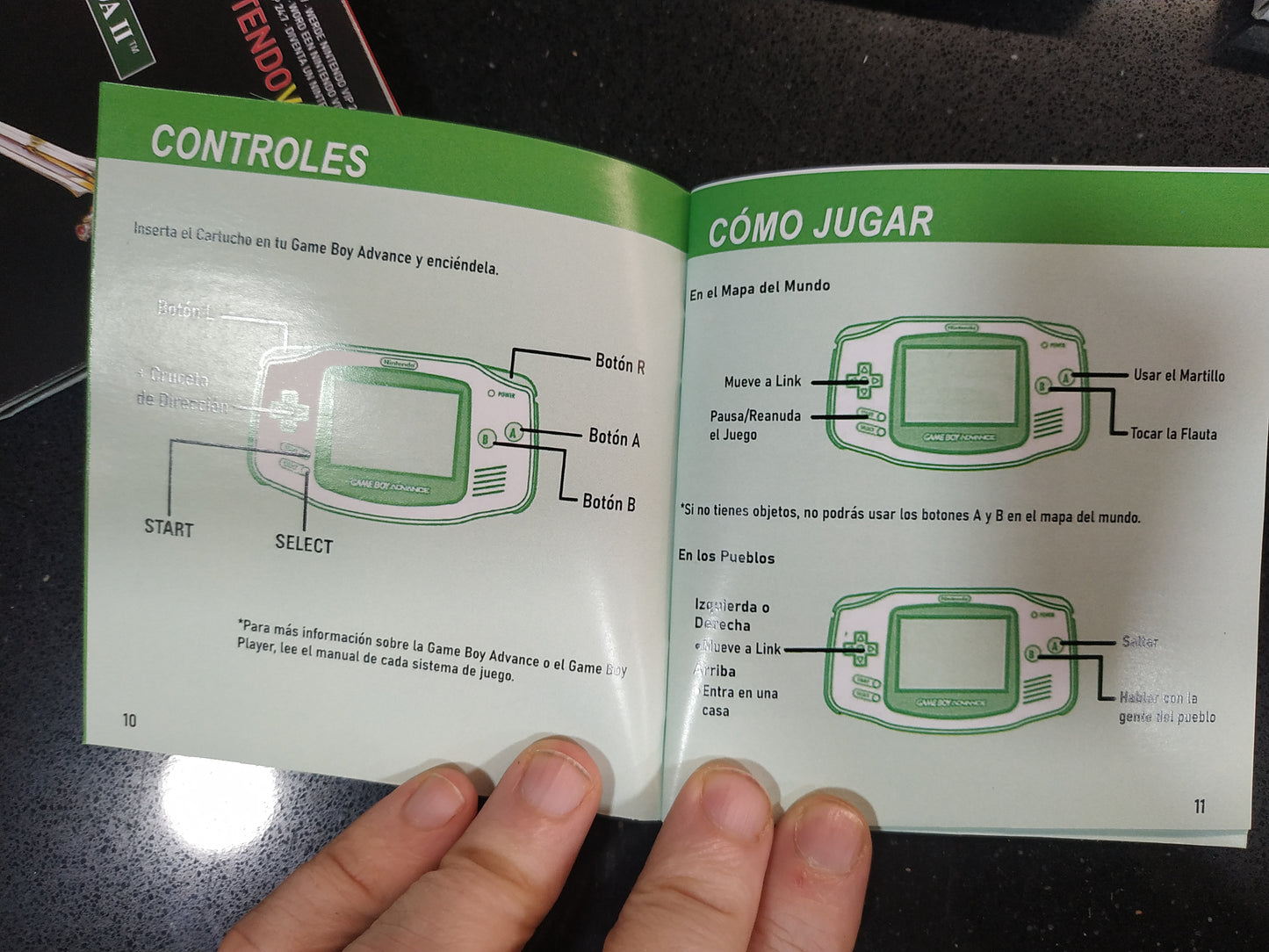 Manual de reemplazo Zelda II NES Classic