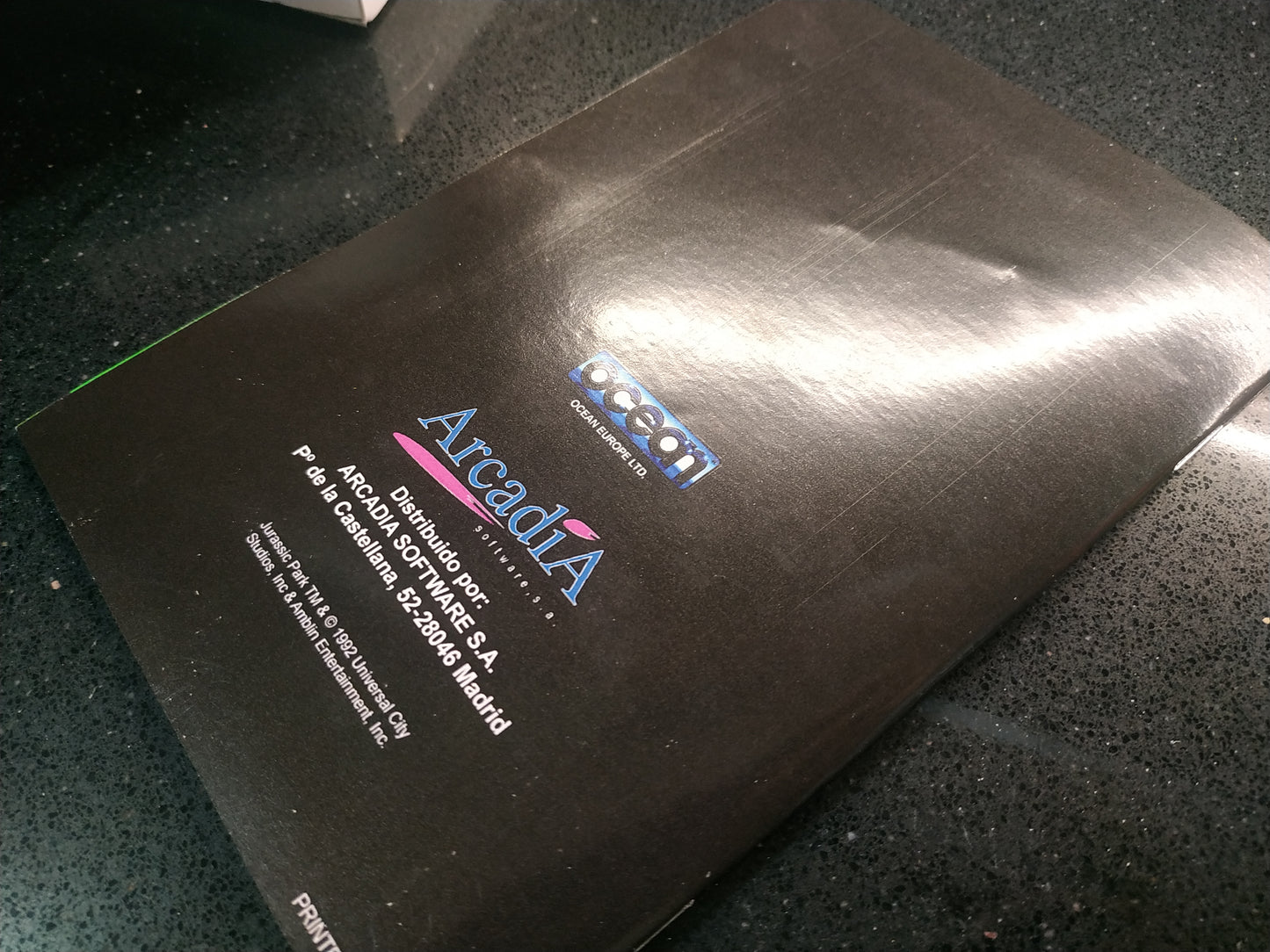 Manual de reemplazo Jurassic Park