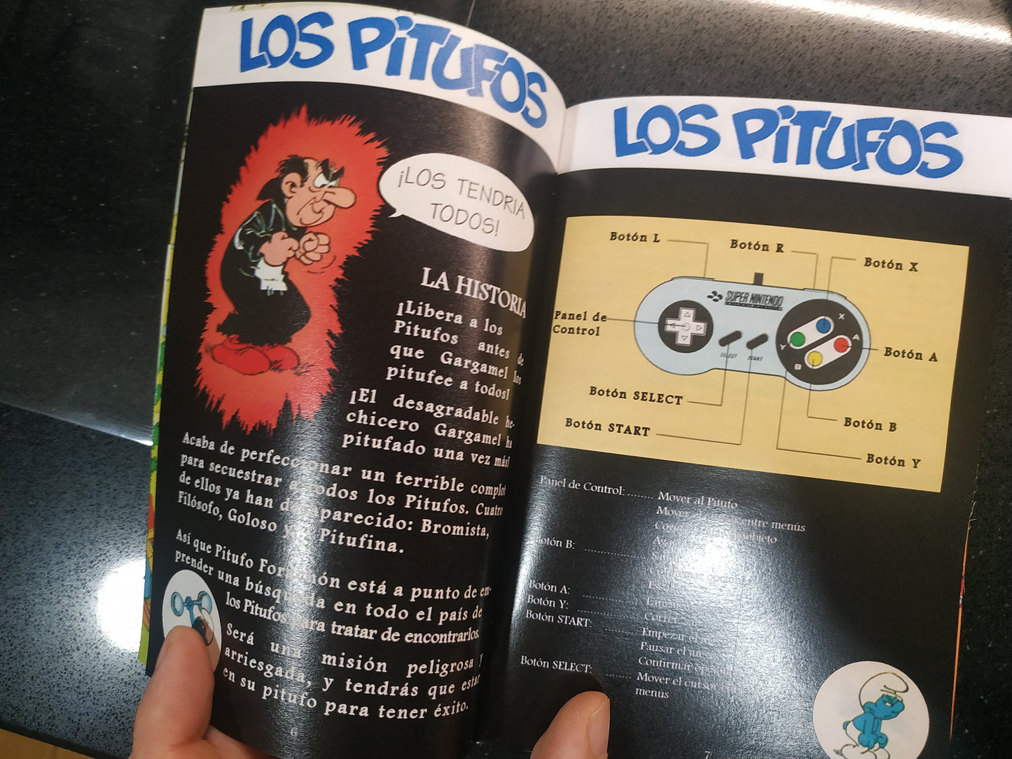 Manual de reemplazo Los Pitufos