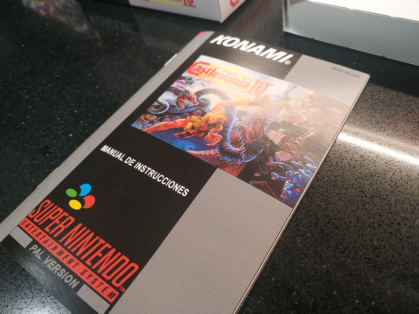Manual de reemplazo Super Castlevania IV