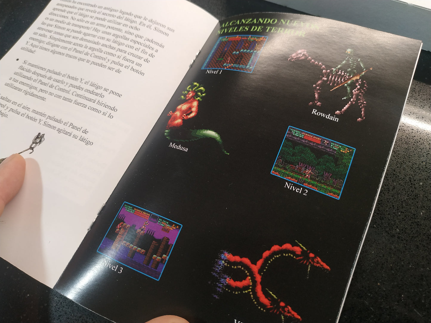 Manual de reemplazo Super Castlevania IV