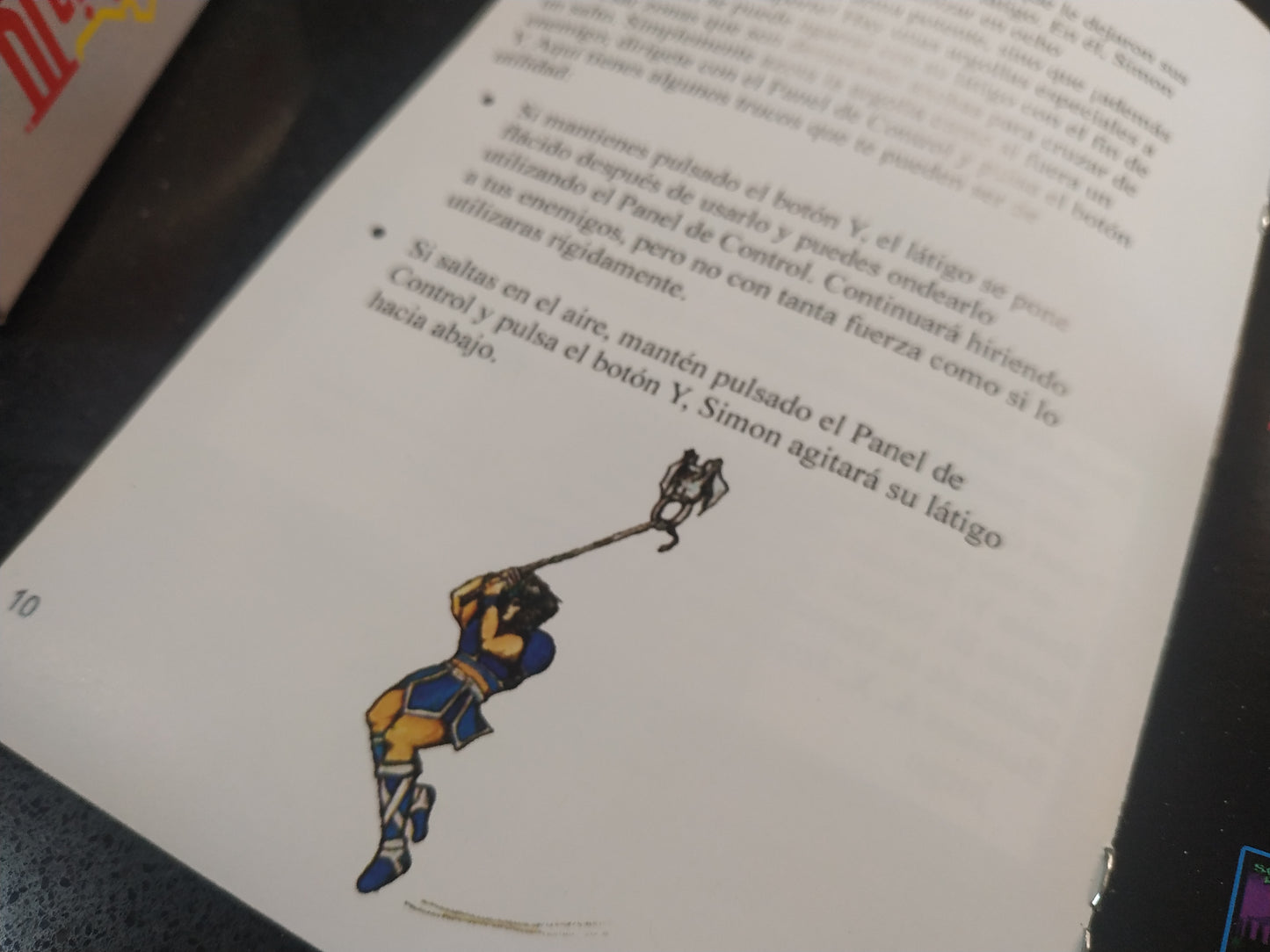 Manual de reemplazo Super Castlevania IV