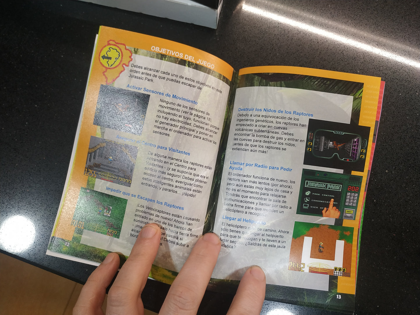 Manual de reemplazo Jurassic Park