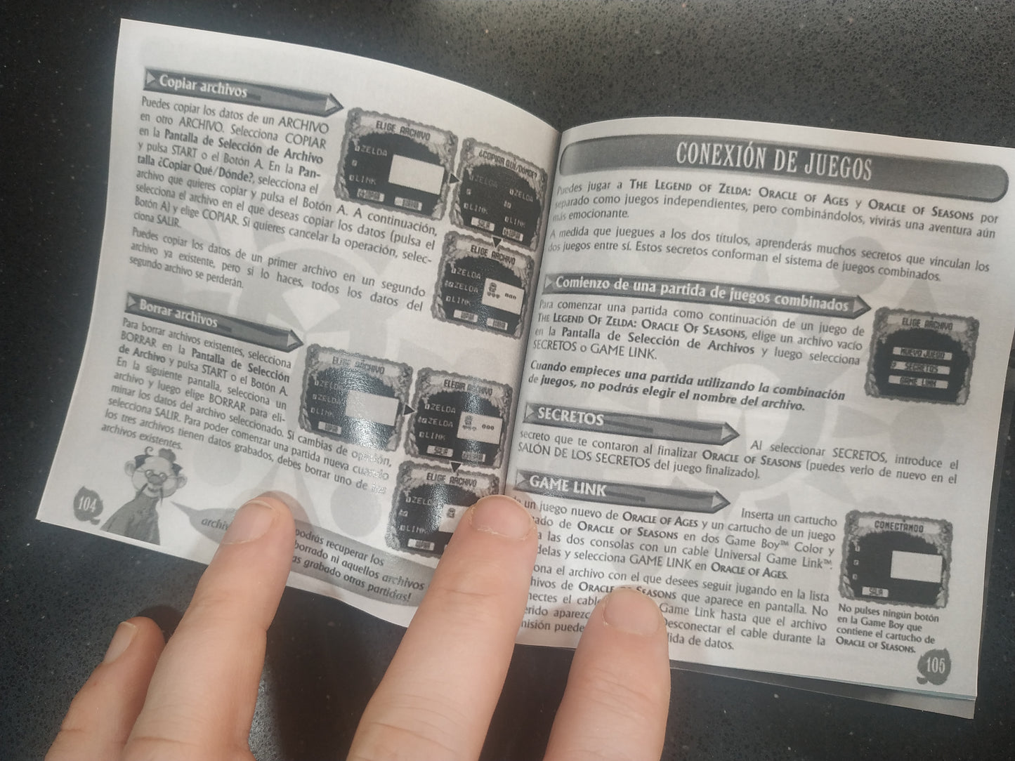 Manual de reemplazo Zelda - Oracle of Ages