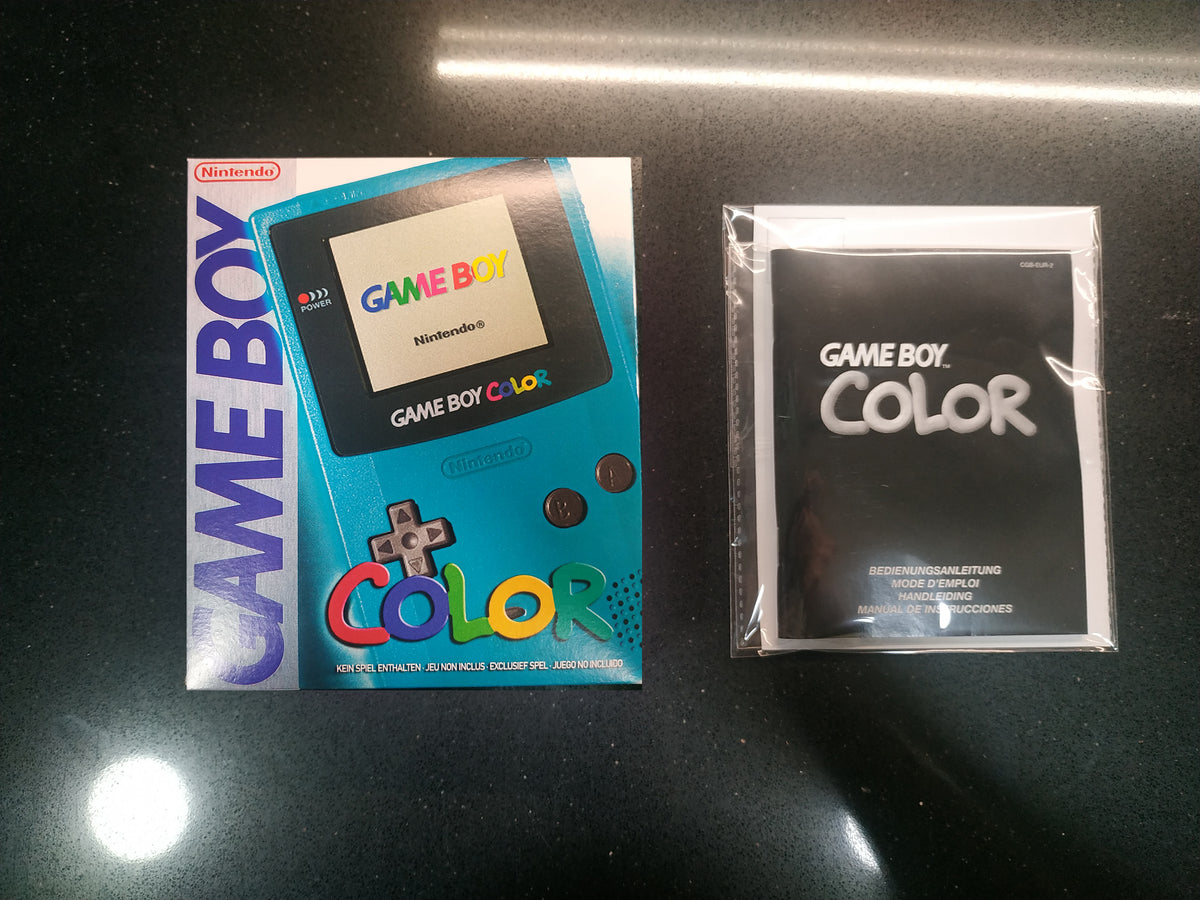 Caja Game Boy Color Turquesa – RetroSotano