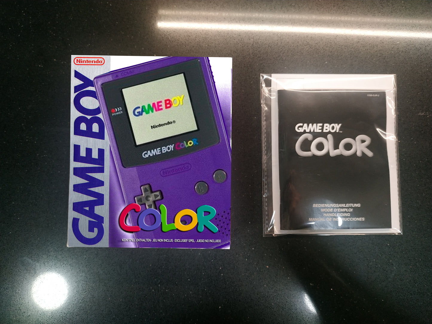 Caja Game Boy Color Morada Mate