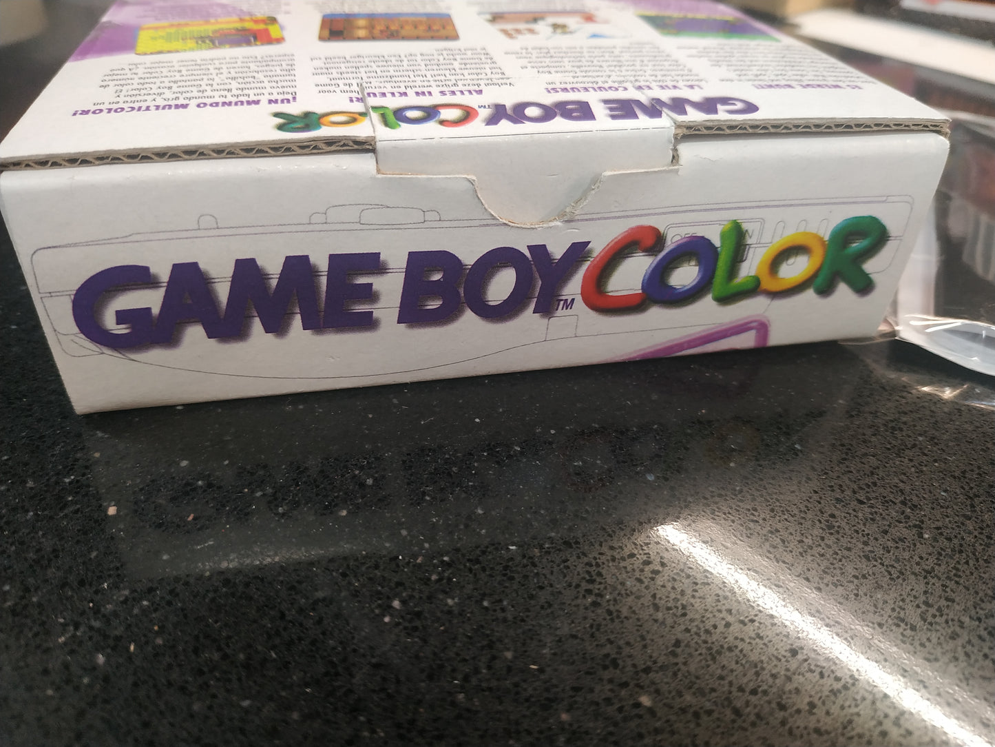 Caja Game Boy Color Morada Mate