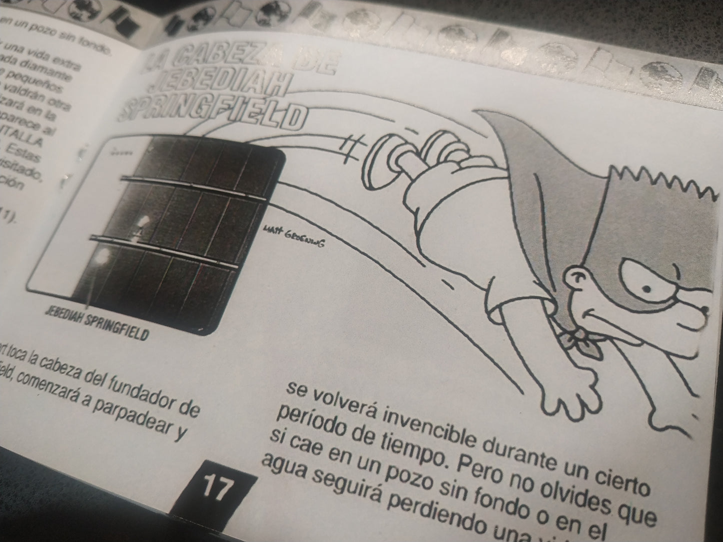 Manual de reemplazo The Simpsons - Bart VS The World