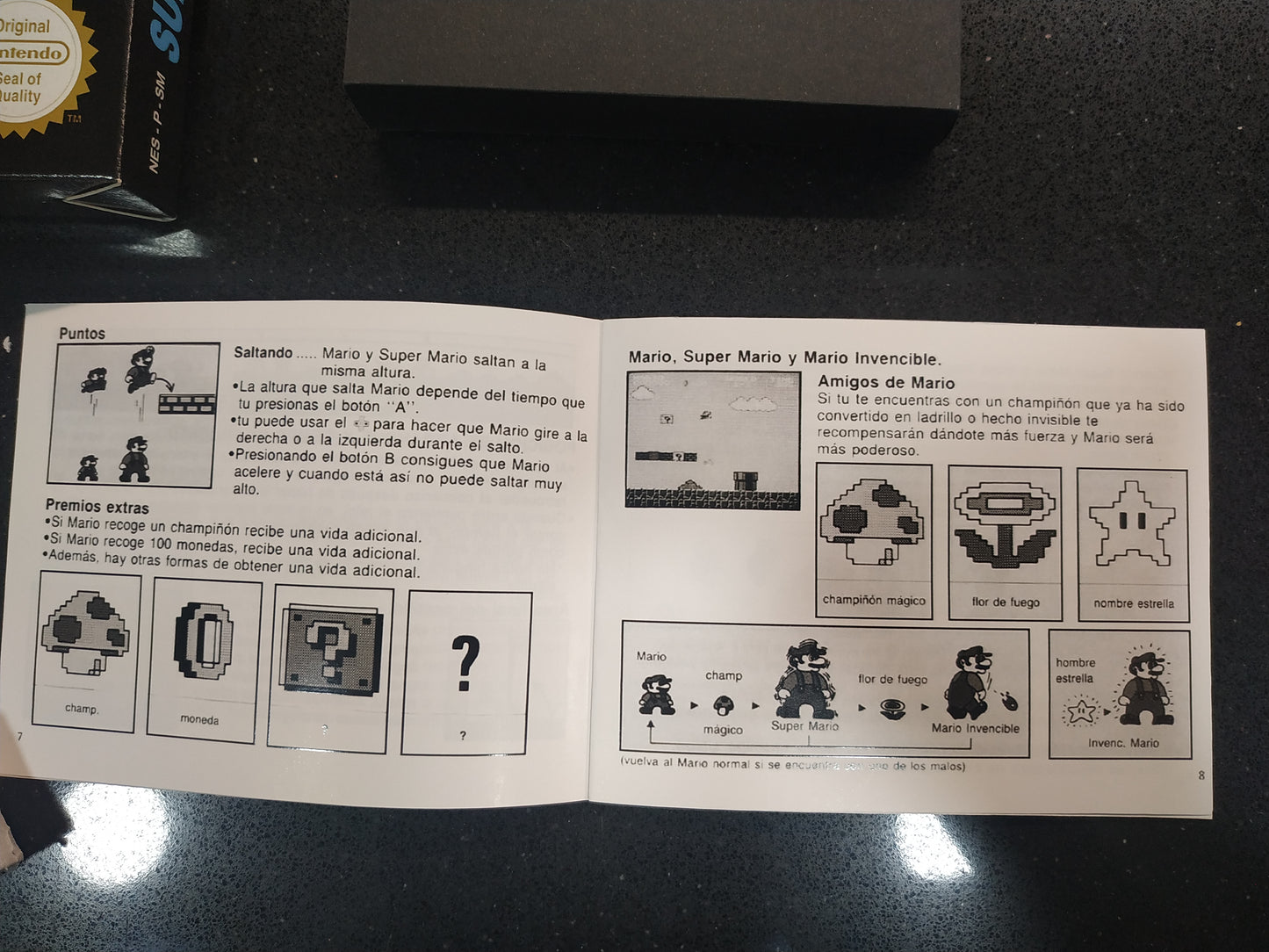 Manual de reemplazo Super Mario Bros