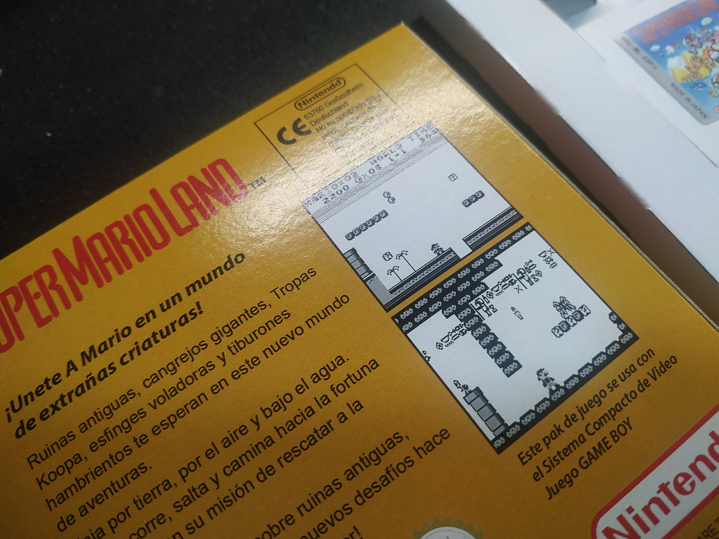 Caja de reemplazo Super Mario Land