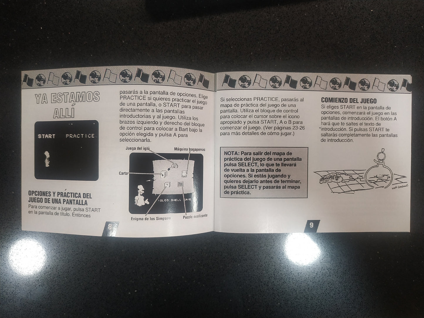 Manual de reemplazo The Simpsons - Bart VS The World