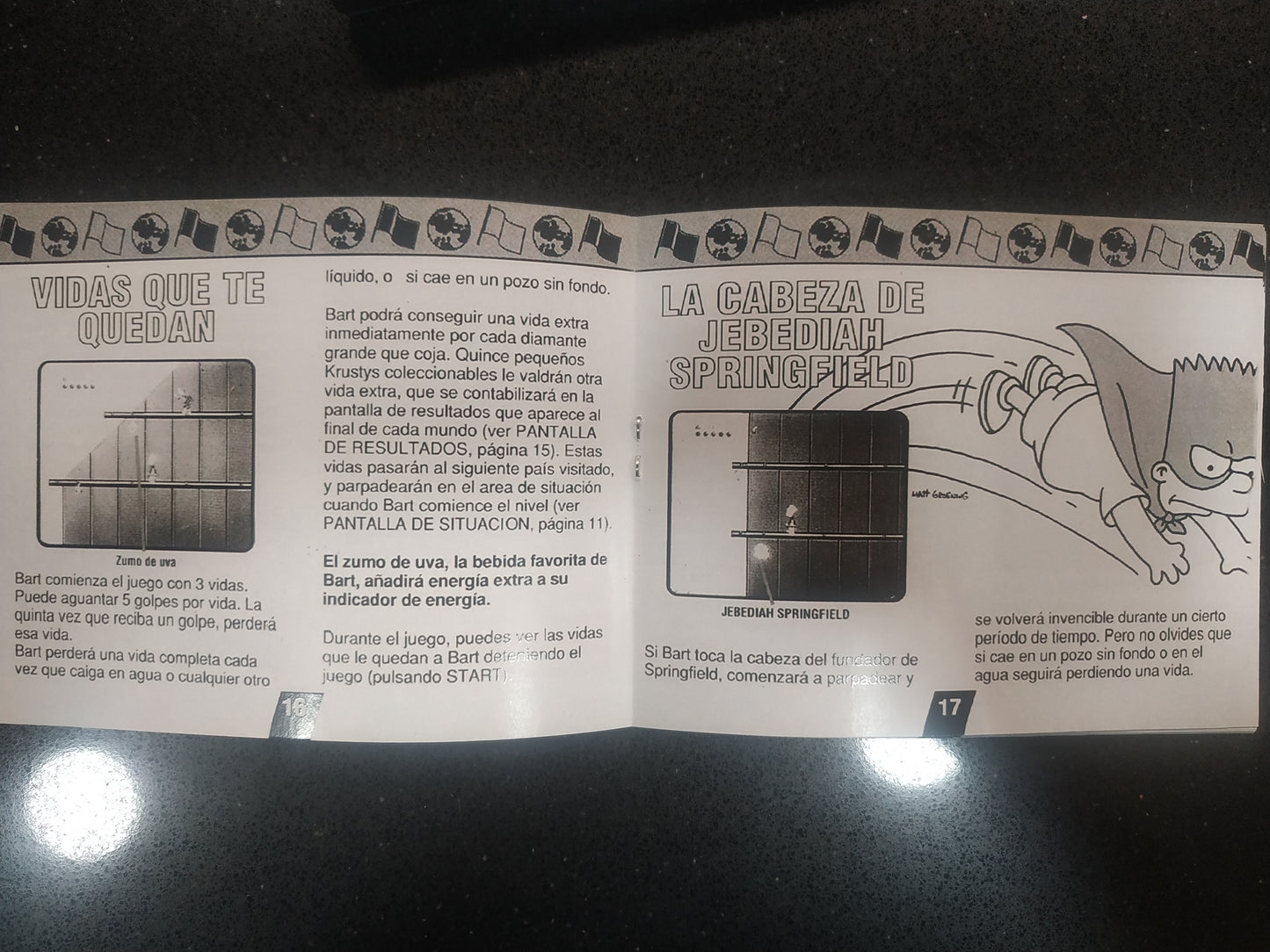 Manual de reemplazo The Simpsons - Bart VS The World