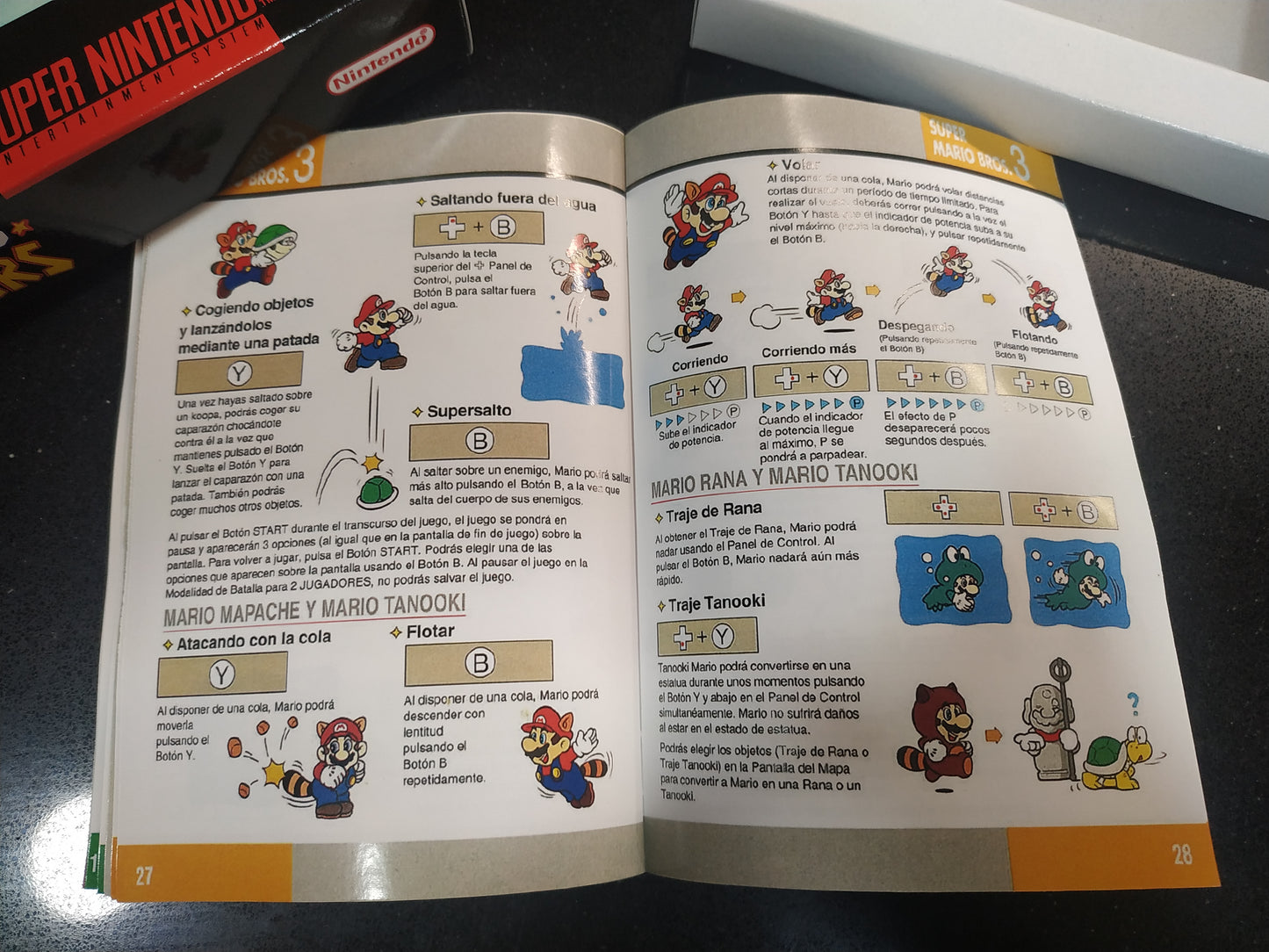 Caja de reemplazo Super Mario All Stars