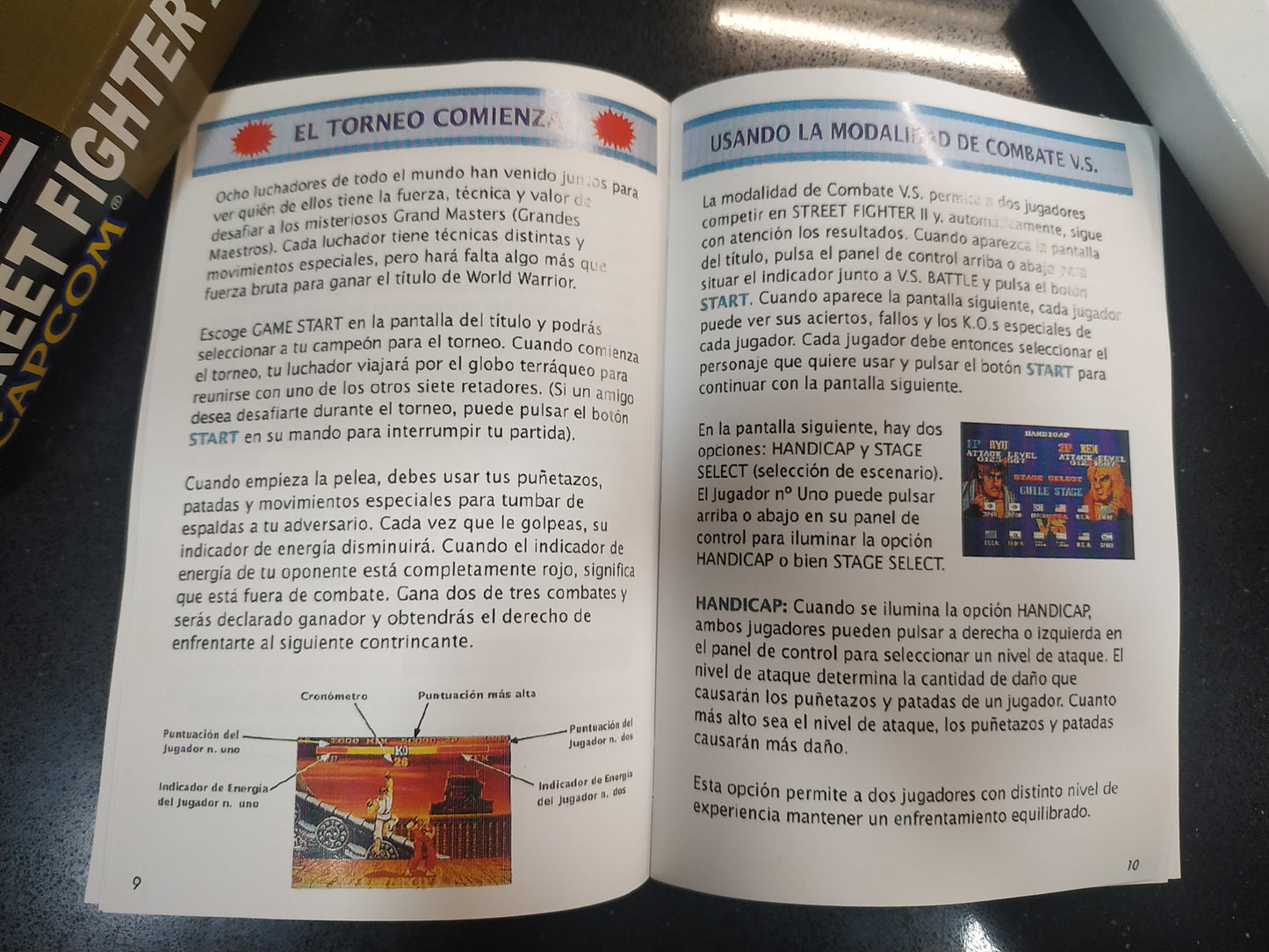 Caja de reemplazo Street Fighter II