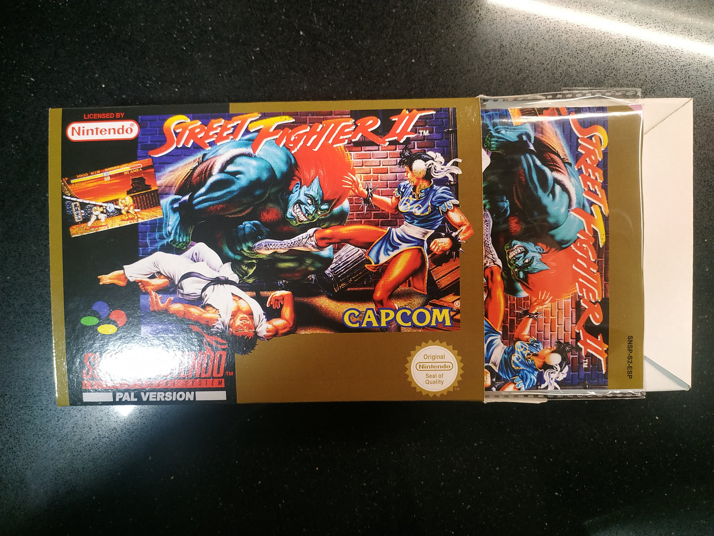 Caja de reemplazo Street Fighter II