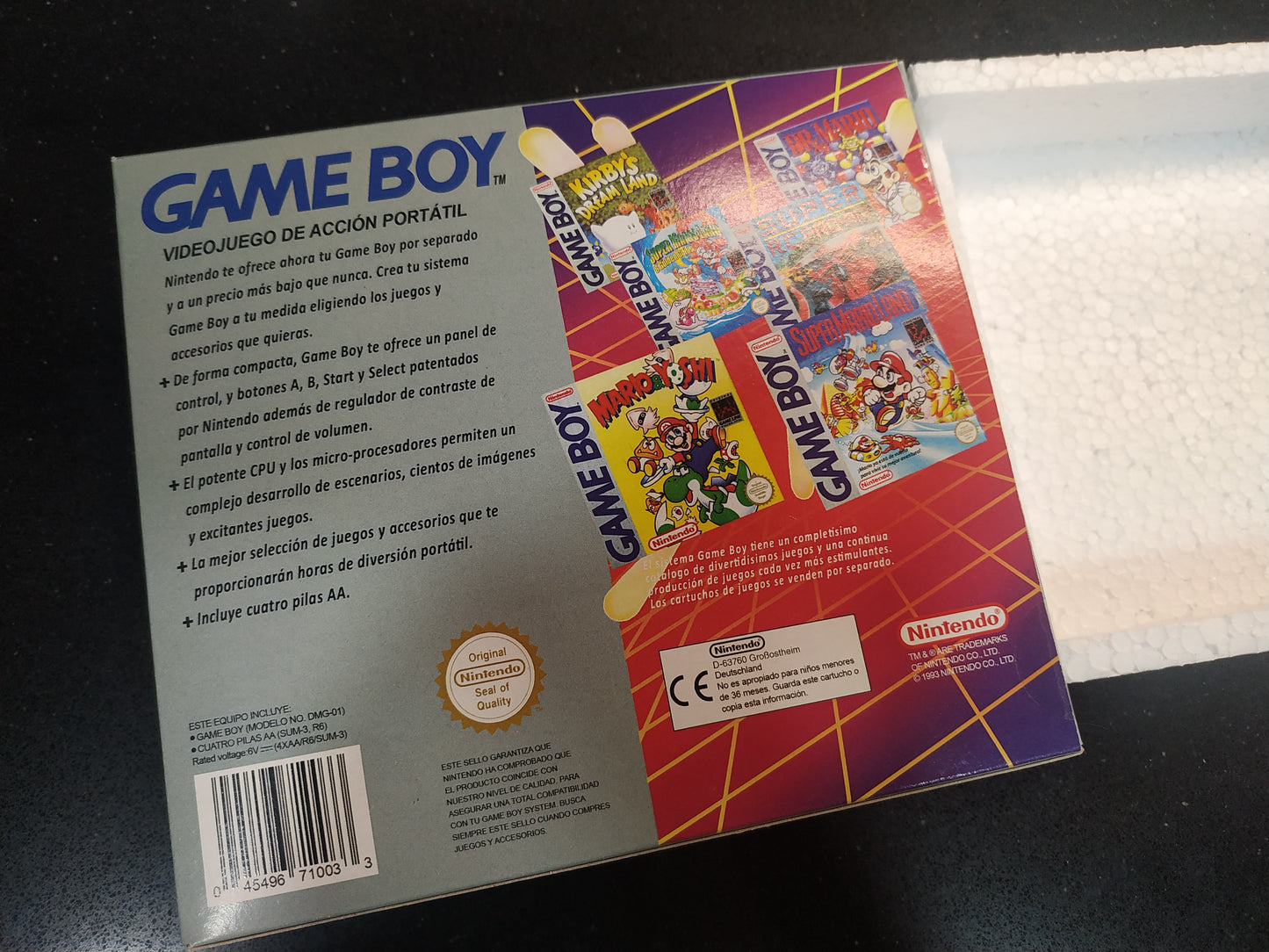 Caja Consola GB Clásica 1ª Edición PAL ESP